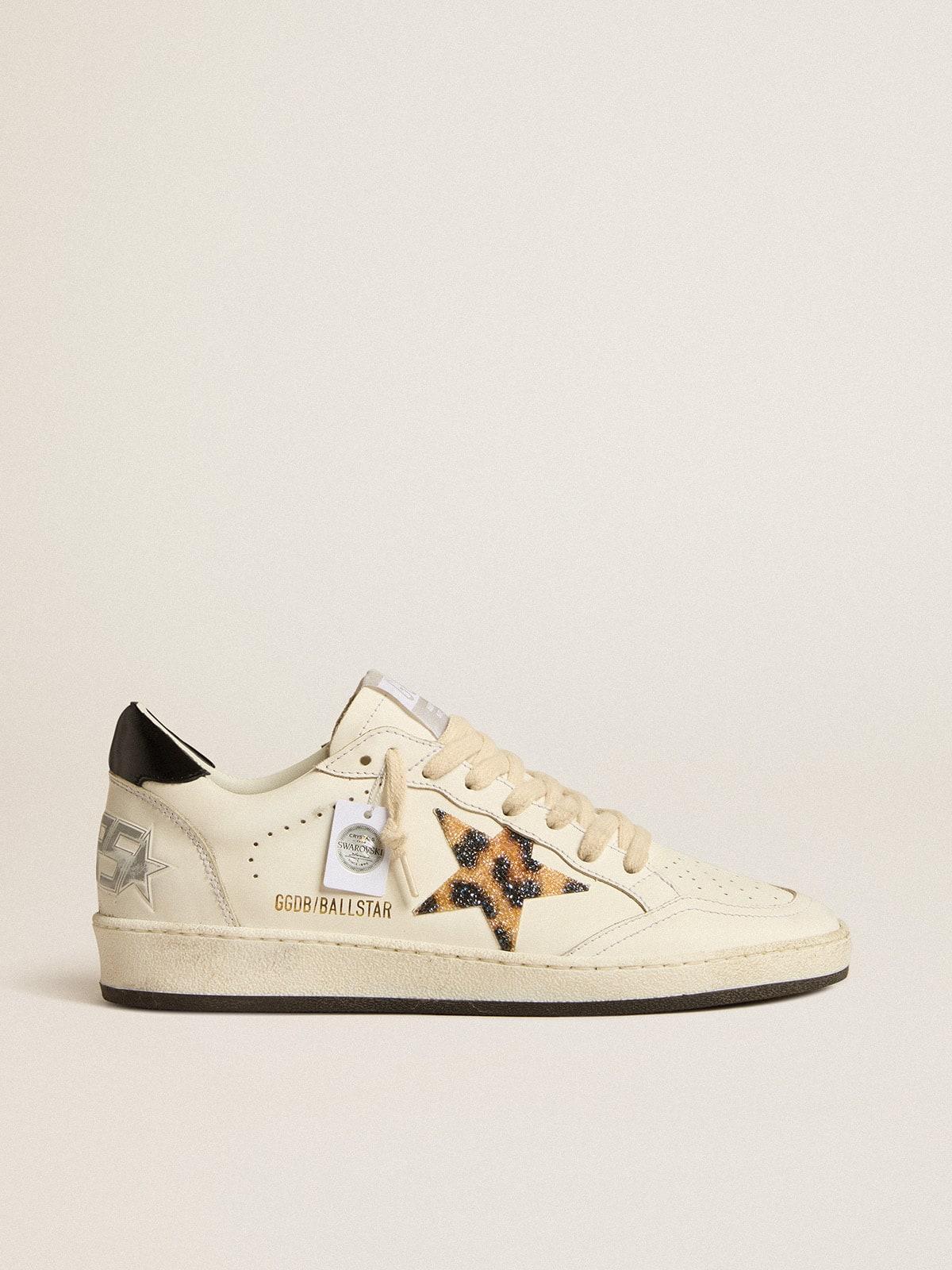 まるみ様☆ GOLDEN  　SKY STAR leopard Women's Sky-Star high-top sneakers in leopard-print pony