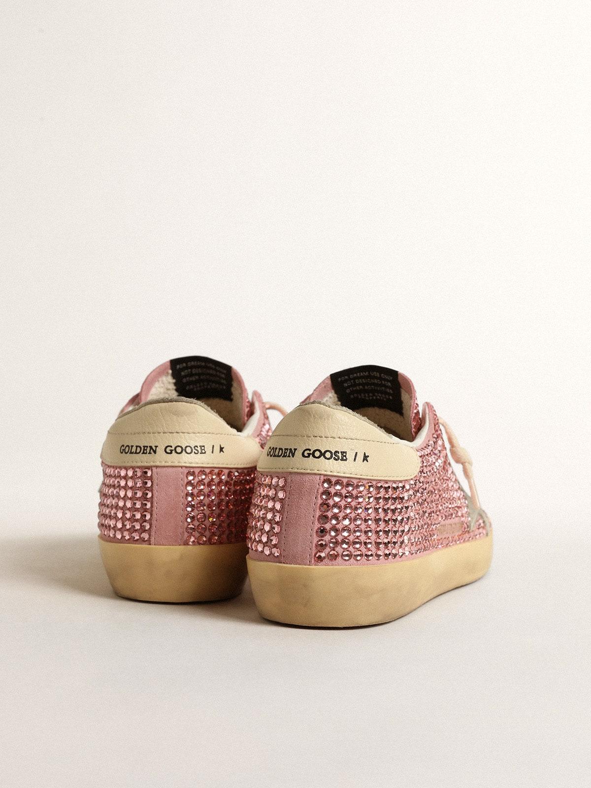Golden Goose Super-Star Ltd With Suede Star And Swarovski Golden Goose Super-Star Ltd With Suede Star And Swarovski
