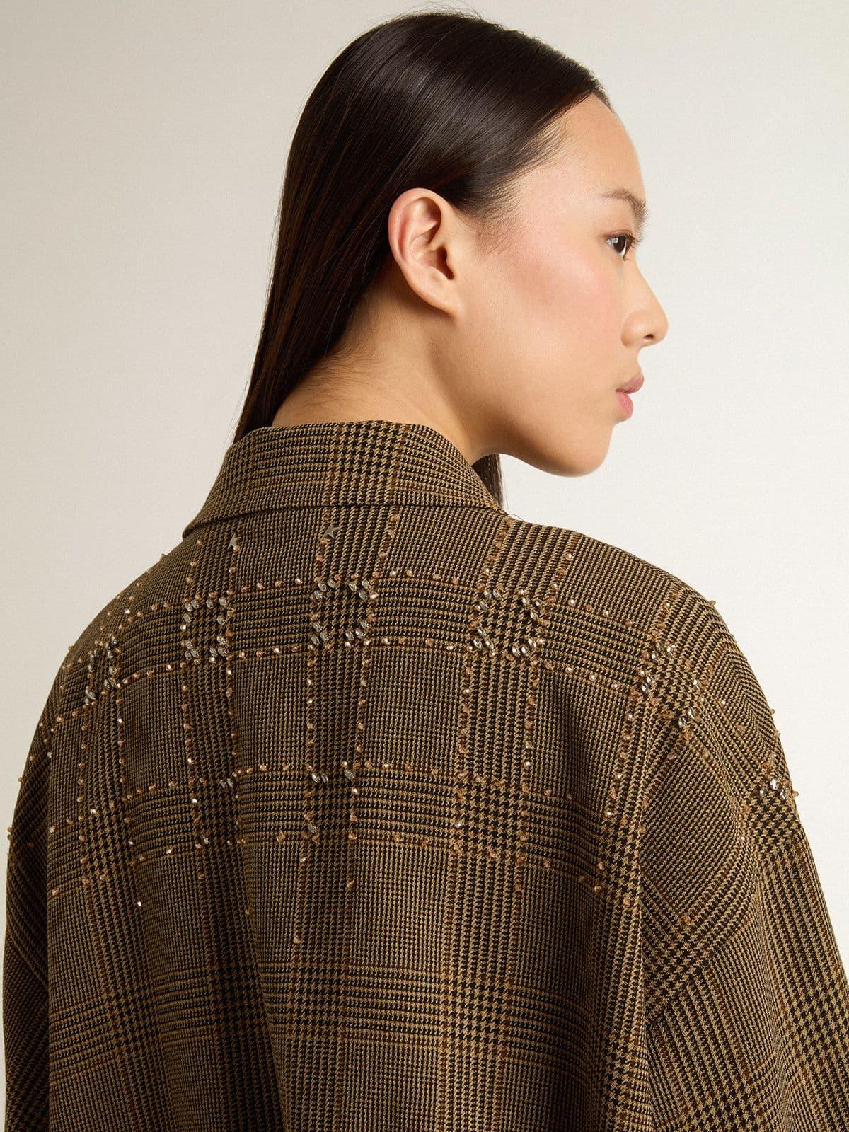 Golden Goose Wool Bomber Jacket in Natural | Lyst