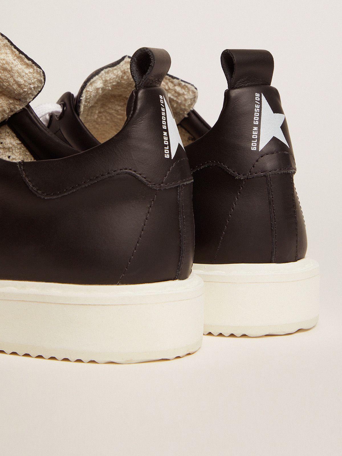 Golden Goose Starter Sneakers In Total Black Leather - Lyst