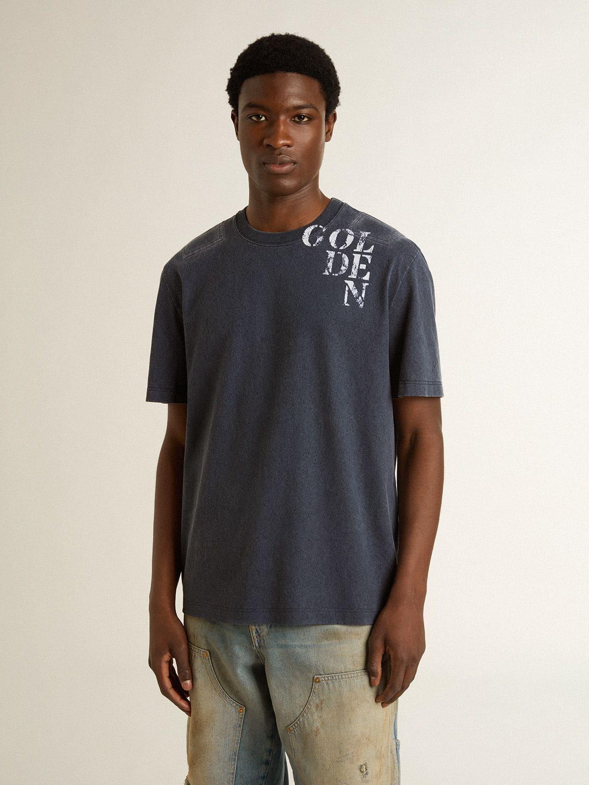 Tシャツ・カットソー GOLDEN  DELUXE BRAND Cotton t-shirt with print Golden Goose Deluxe Brand Distressed Cotton Logo T-Shirt