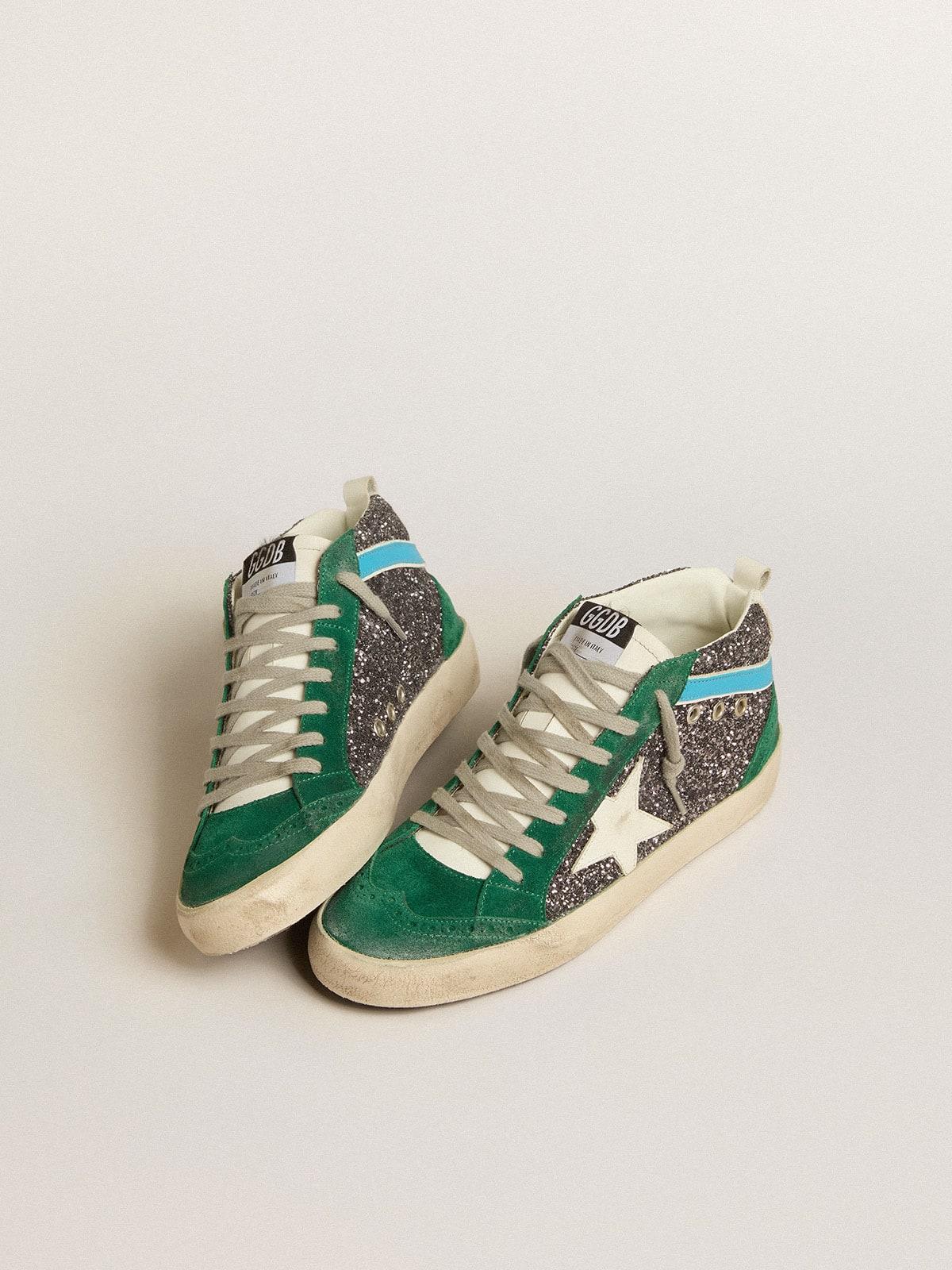 Golden goose mid star green new arrivals