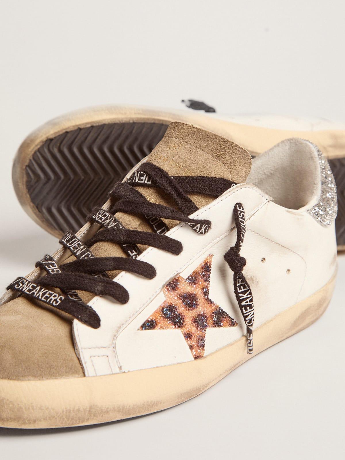 Golden Goose Super-Star Ltd With Leopard Print And Swarovski Golden Goose Super-Star Ltd With Leopard Print And Swarovski