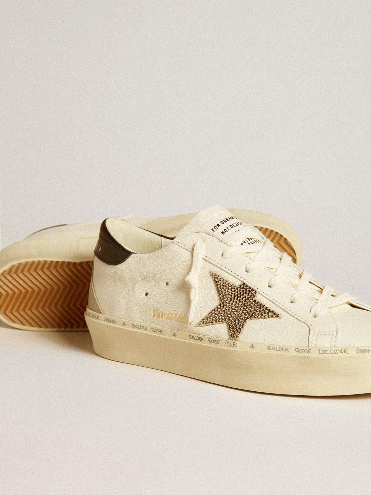 Golden Goose Hi Star Ltd With Swarovski Crystal Star And Leather