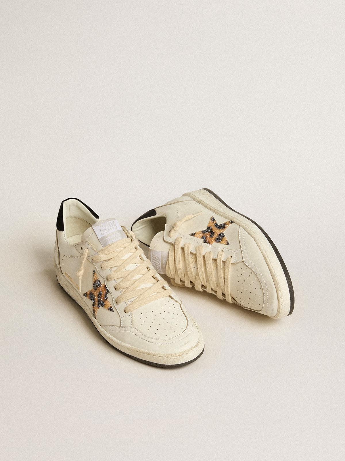 Golden Goose Ball Star With Leopard-Print Star Embellished With Swarovski  Crystal in Natural | Lyst