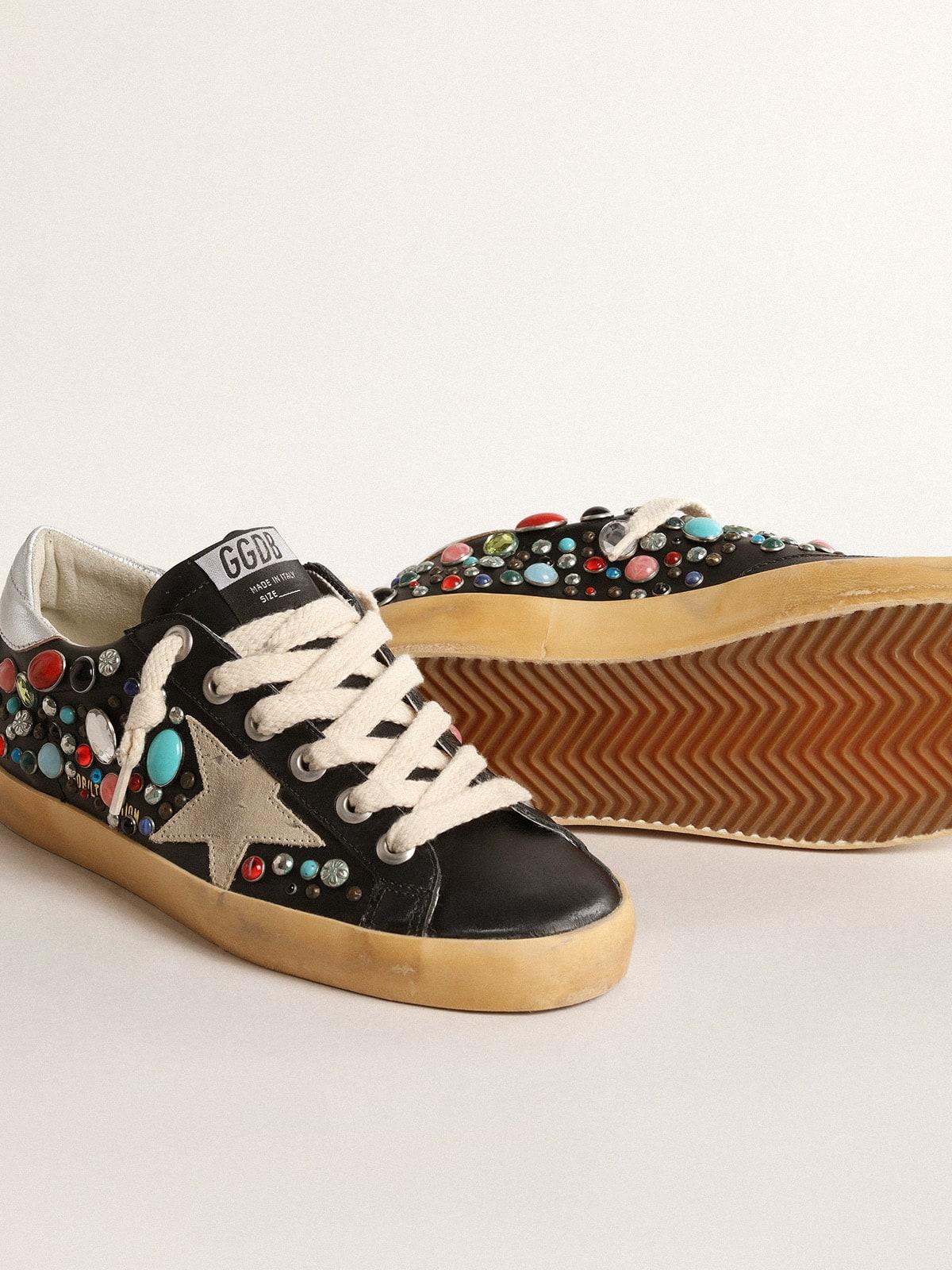 Golden Goose Super-Star Ltd With Multicolored Studs And Golden Goose Super-Star Ltd With Multicolored Studs And