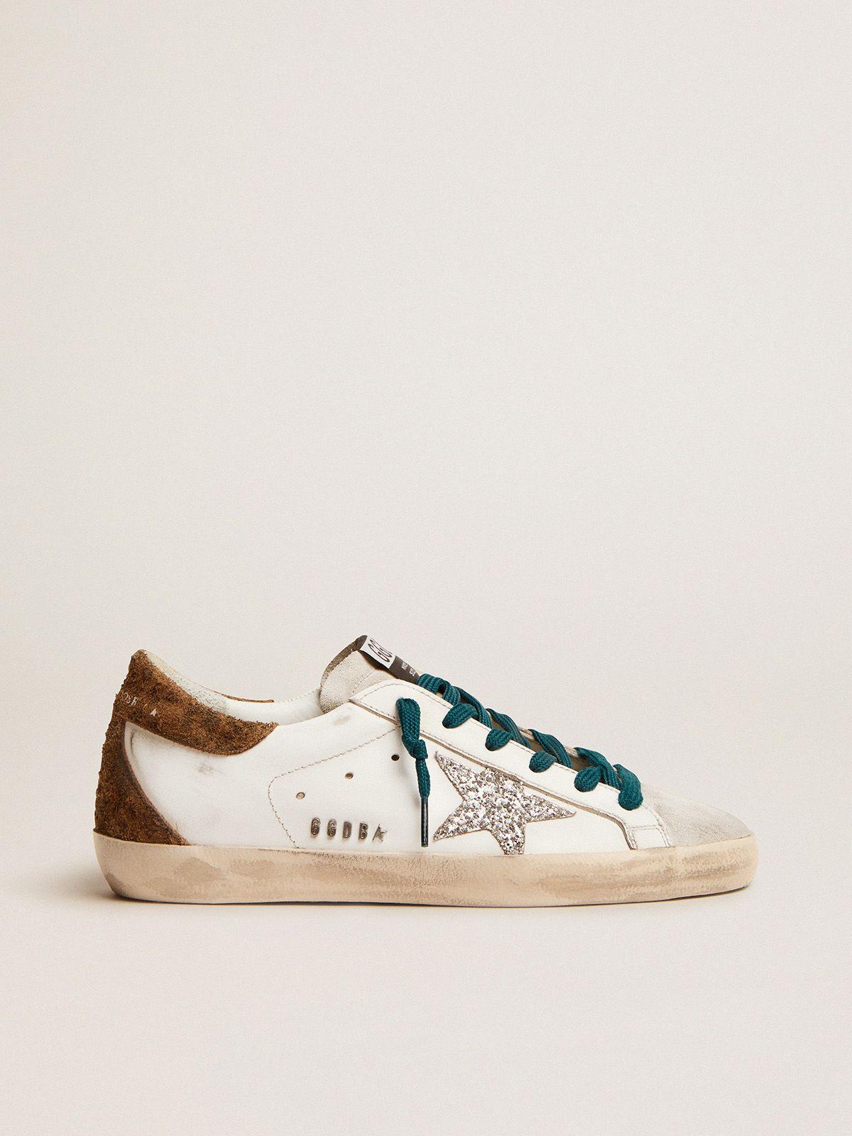 Golden Goose Zapatillas Deportivas Super-Star Con Estrella De Purpurina  Verde Y Refuerzo Del Talón Rosa Blanco | Niñas (1-3 Años) Junior ⋆  Beritasigi