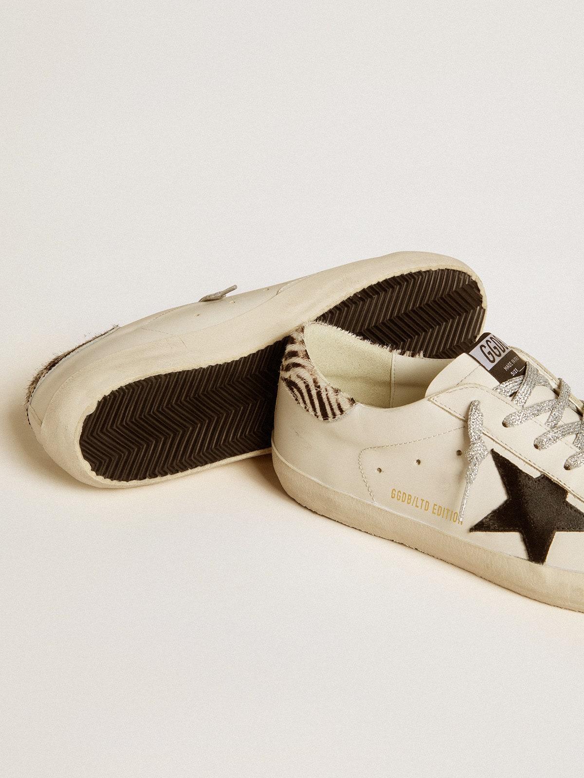 Golden Goose Super-Star Ltd With Suede Star And Pony Skin Golden Goose Super-Star Ltd With Suede Star And Pony Skin
