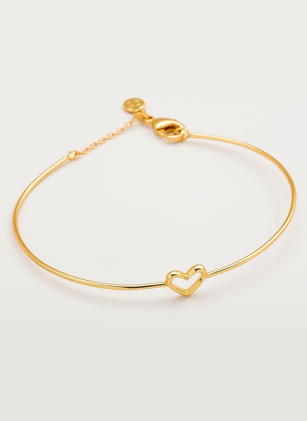 Gorjana & Griffin Cutout Heart Bracelet in Gold (Metallic) - Lyst