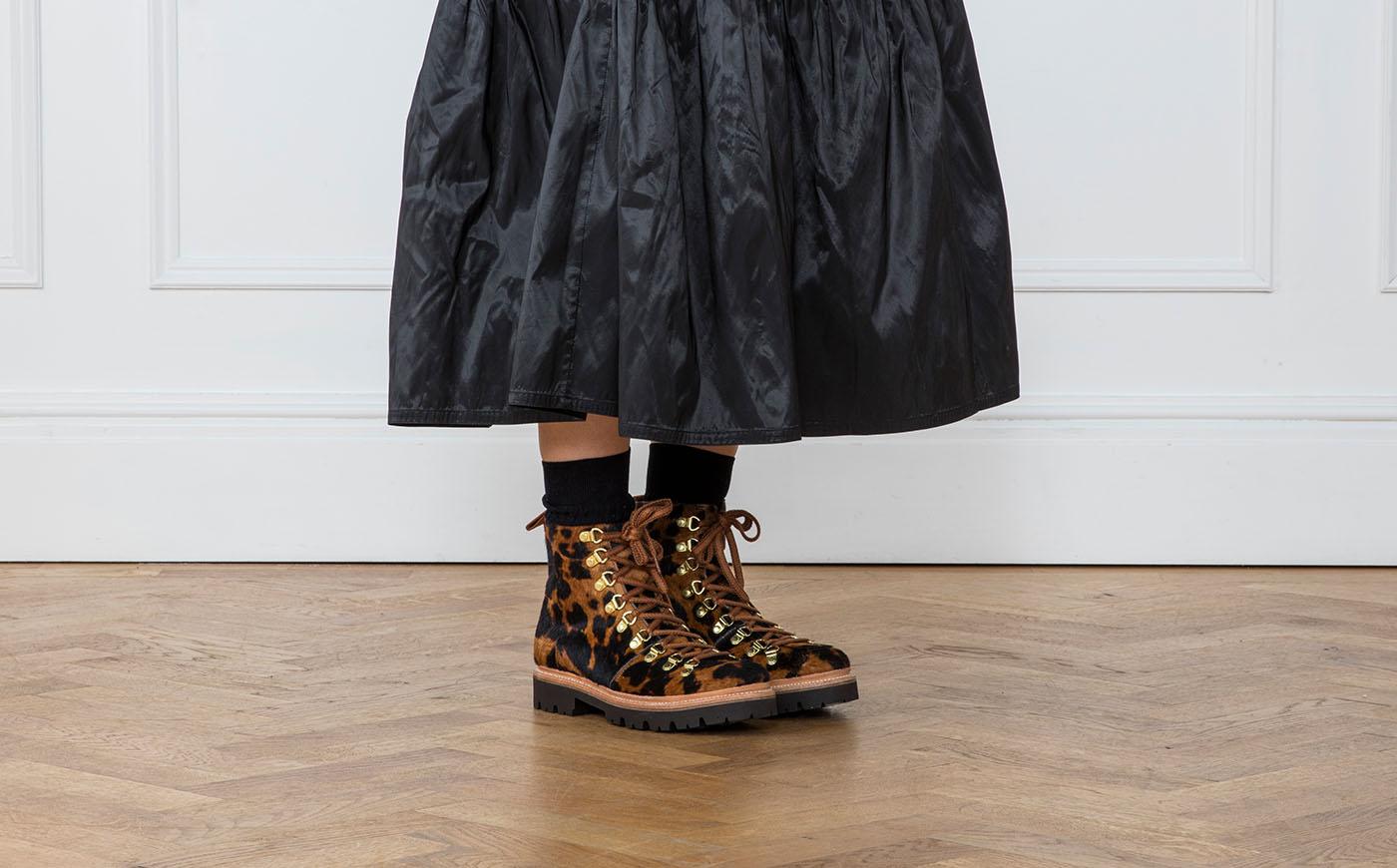 grenson nanette leopard print