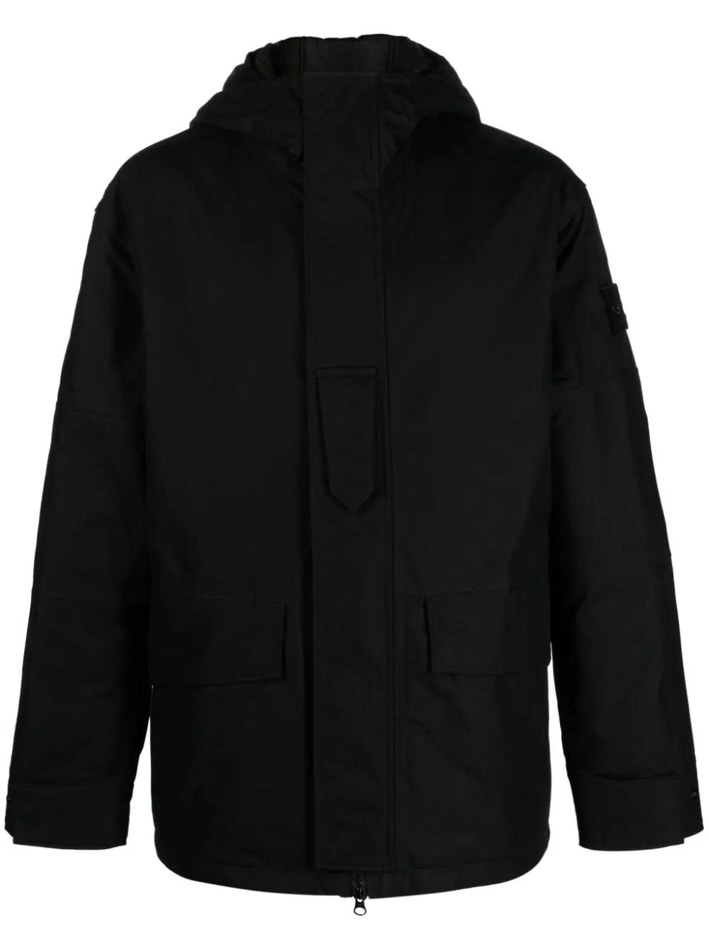 Stone island ghost jacket deals black