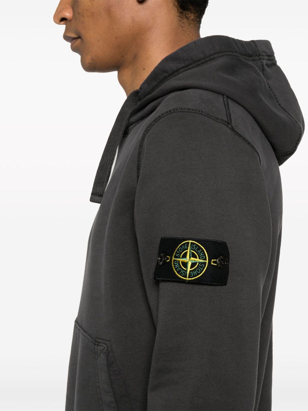 Felpa con clearance cerniera stone island