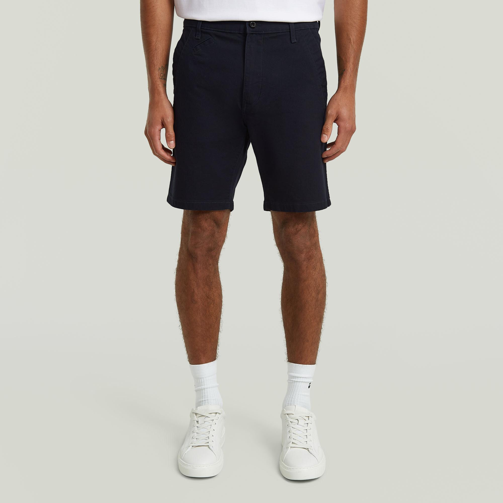 G-Star Raw Sweatshorts met labelstitching in donkerblauw online kopen | P&C