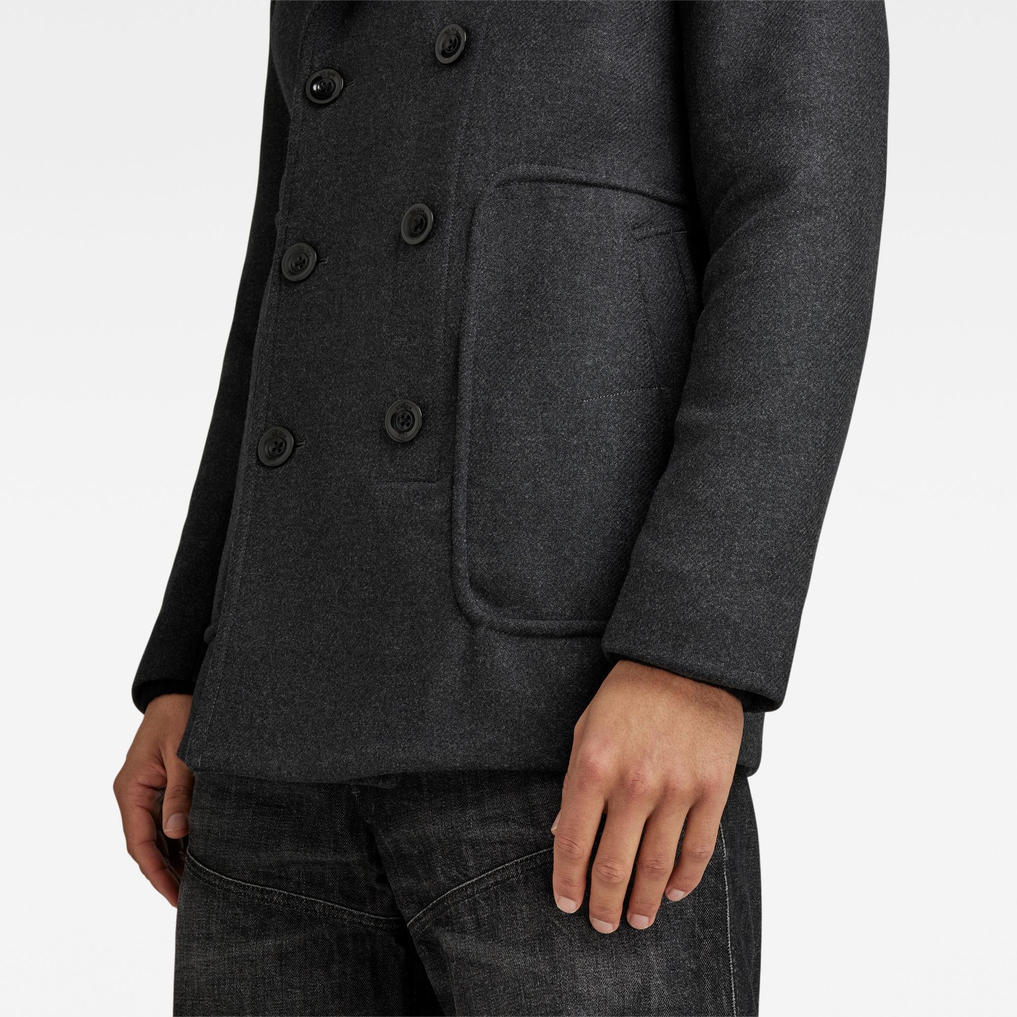 Caban Premium Wool G Star RAW pour homme en coloris Noir Lyst