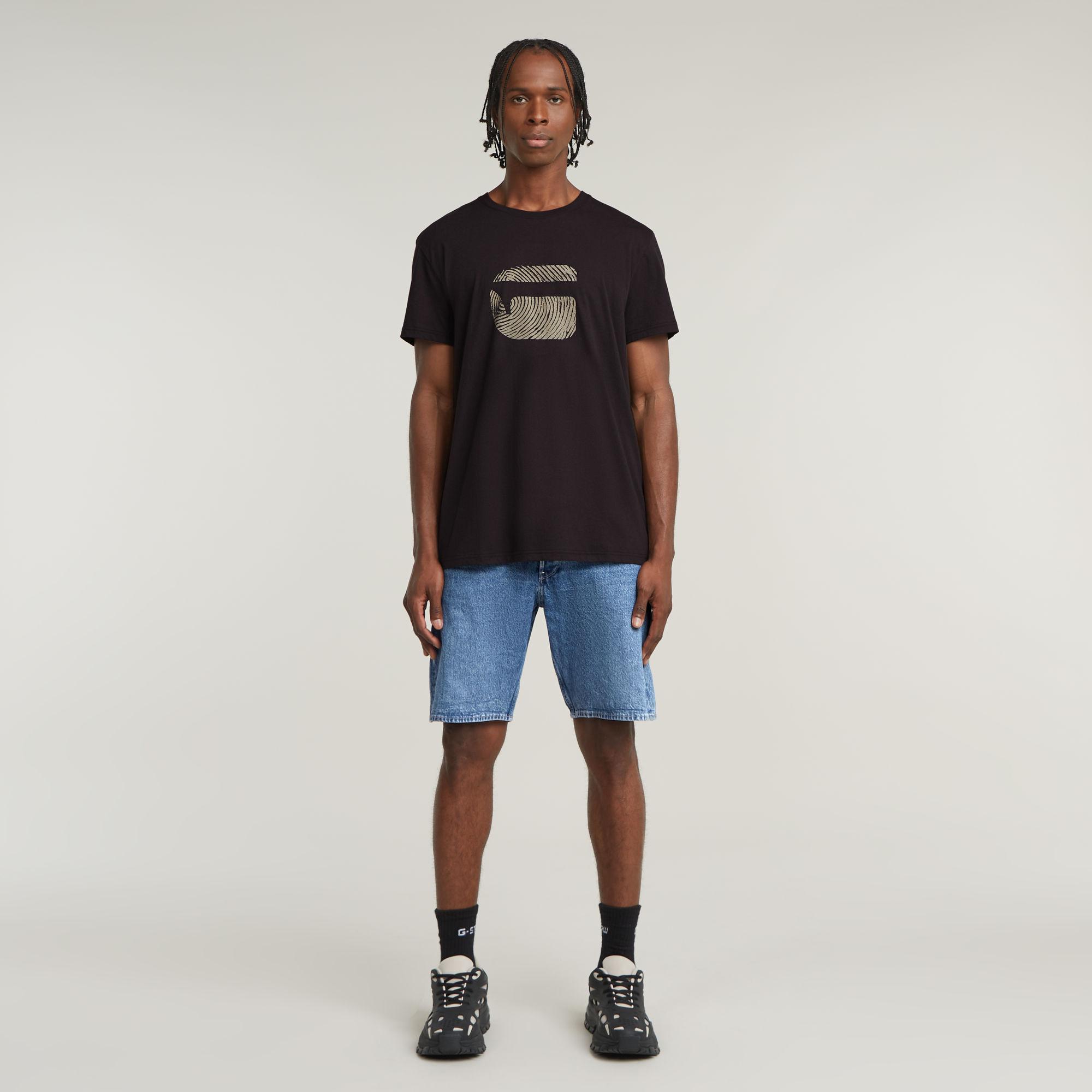 送料込★G-Star★Finger Print Burger Tシャツ Finger Print Burger T-Shirt | Black | G-STAR® US