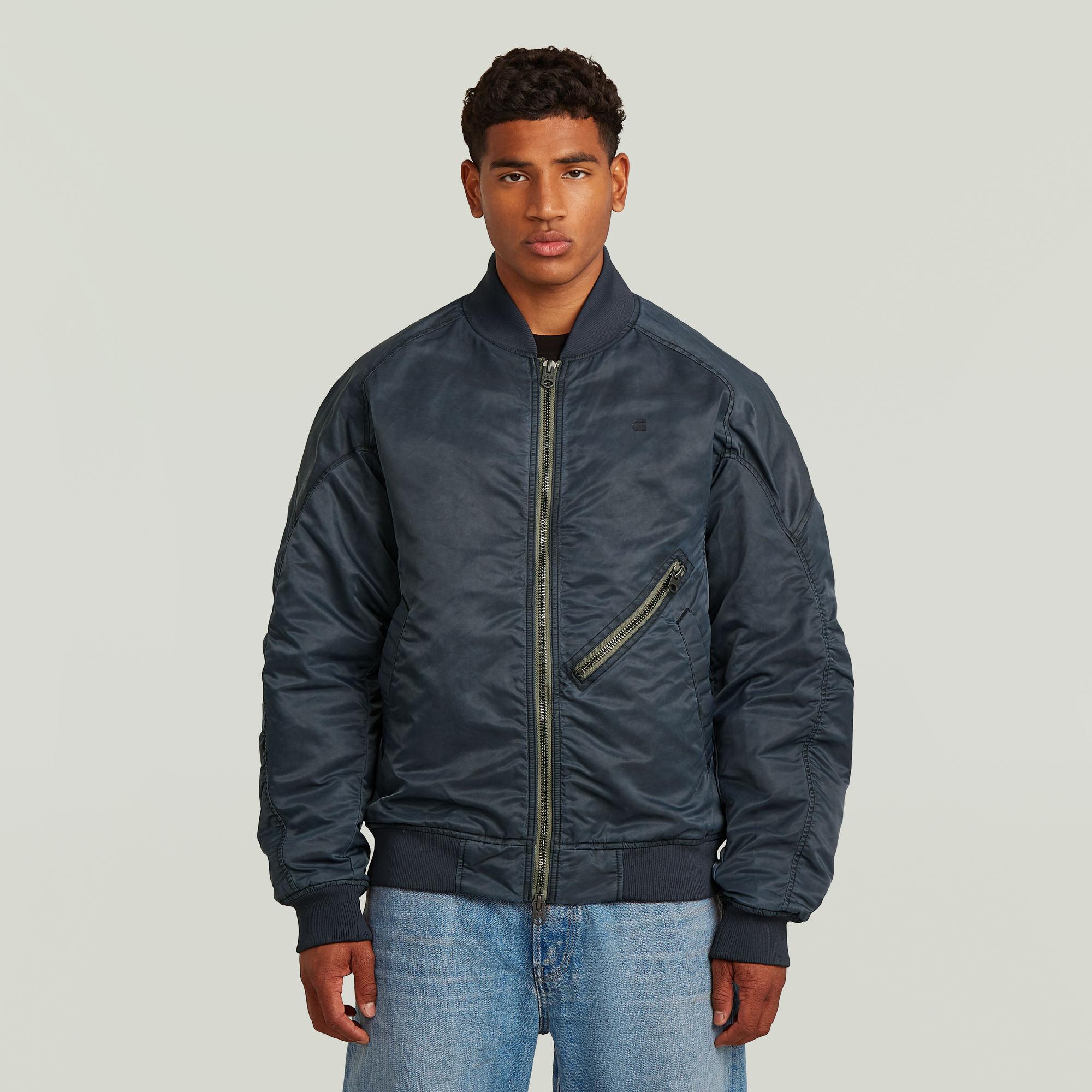 G-Star Ga-1 Padded Bomber Jacket in Blue for Men | Lyst