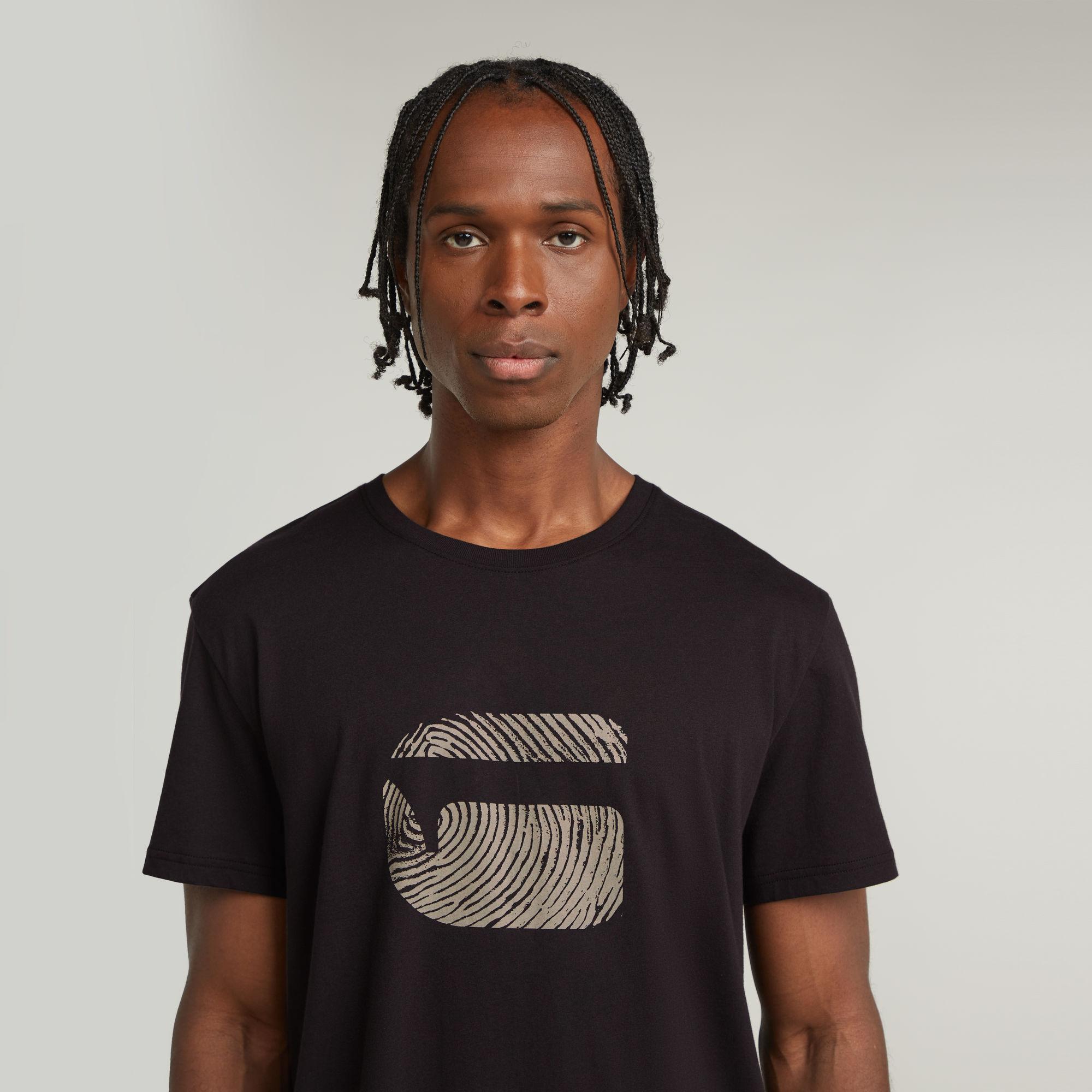 送料込★G-Star★Finger Print Burger Tシャツ Finger Print Burger T-Shirt | White | G-STAR® US