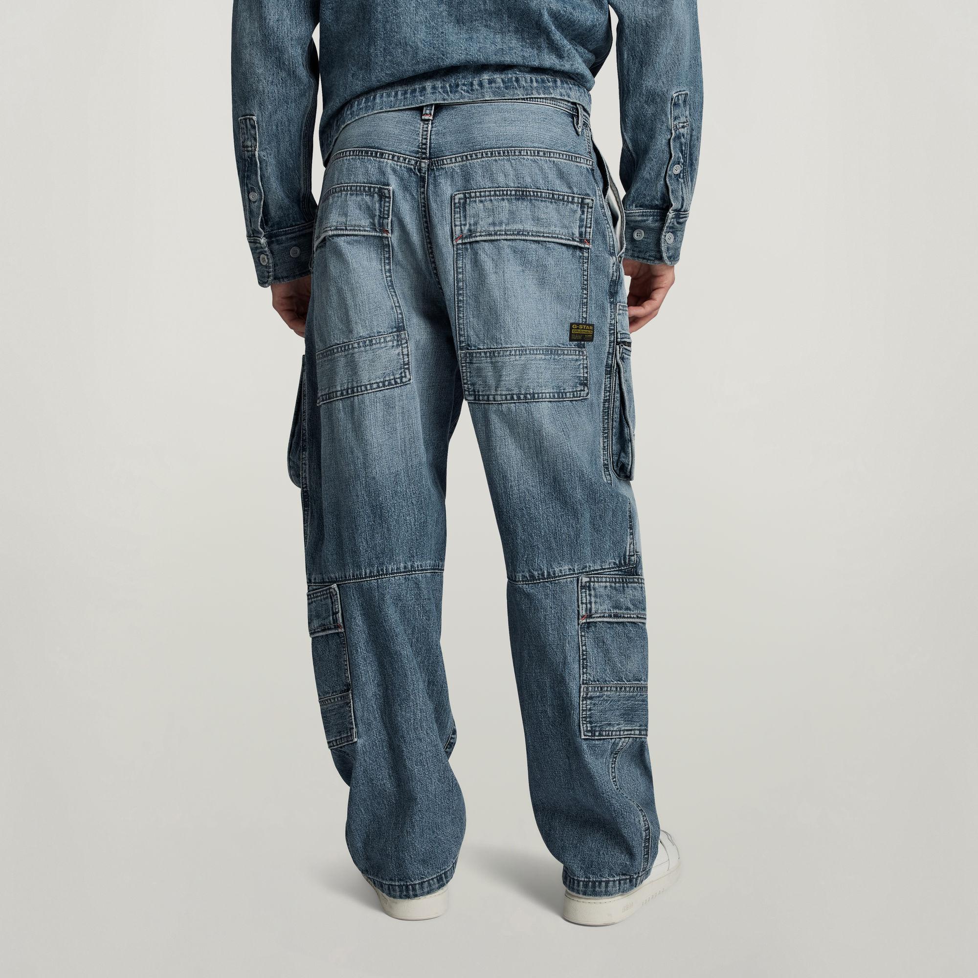 G-Star Multi Pocket Cargo Relaxed Jeans in het Blauw voor heren
