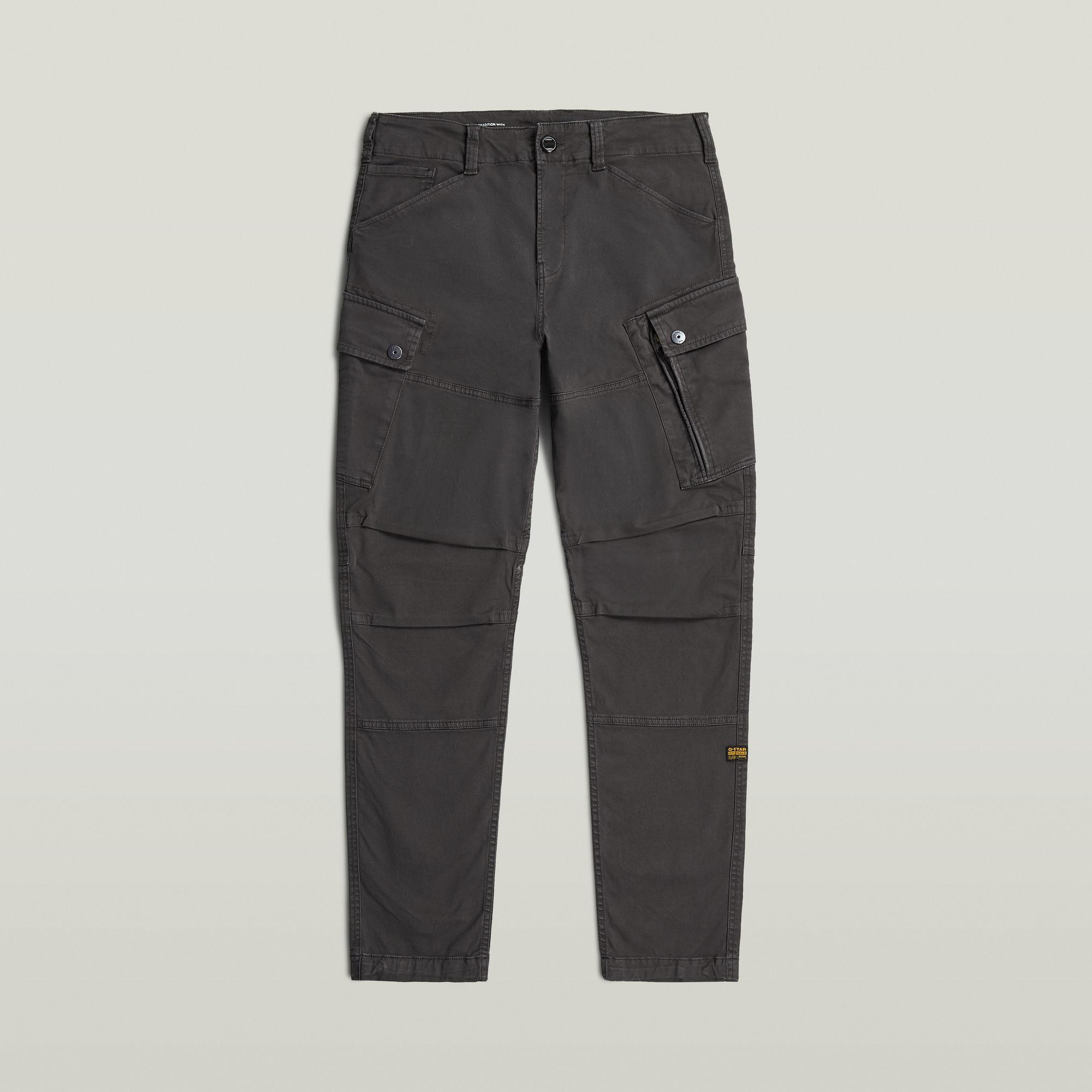 G-Star Roxic Zip Straight Tapered Pants in Gray for Men | Lyst