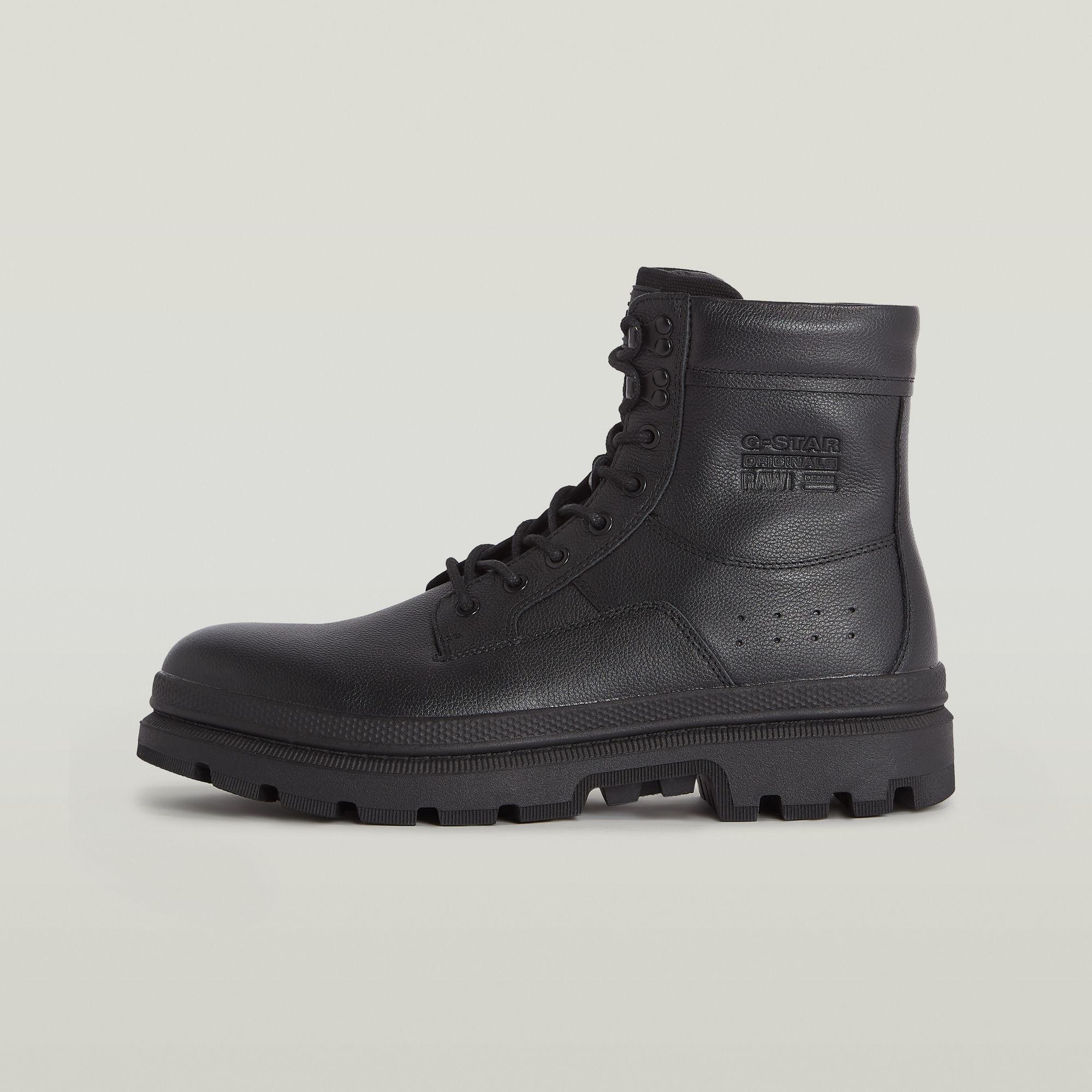 G-Star Arron Lace Mid Boots in Black for Men | Lyst