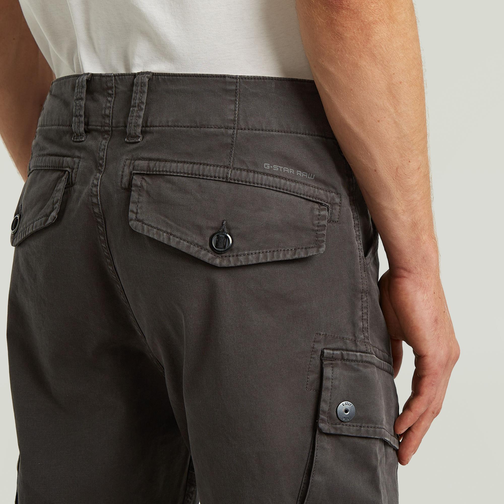 G-Star Roxic Zip Straight Tapered Pants in Gray for Men | Lyst