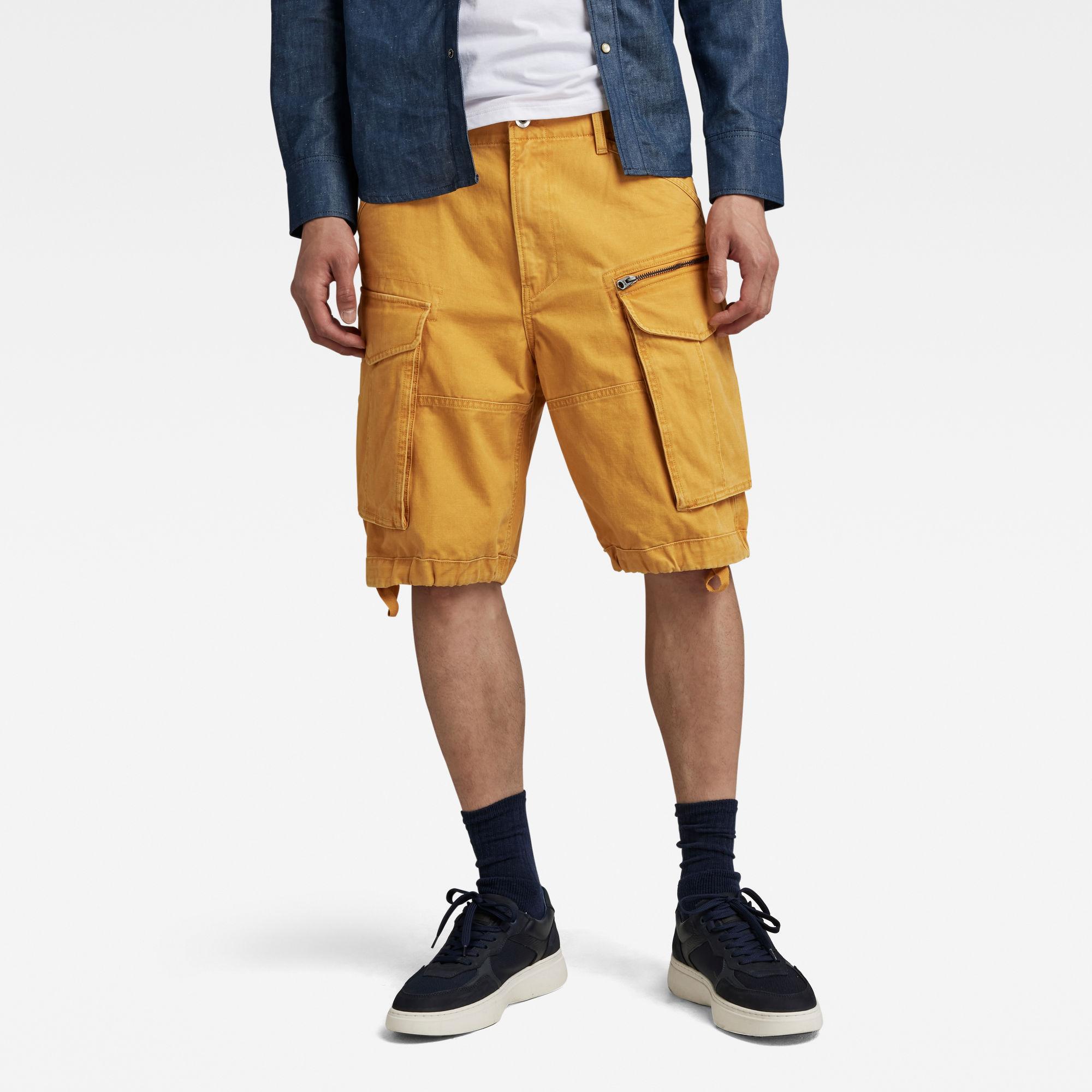 G-Star RAW Rovic Zip Relaxed Shorts in Gelb für Herren | Lyst DE