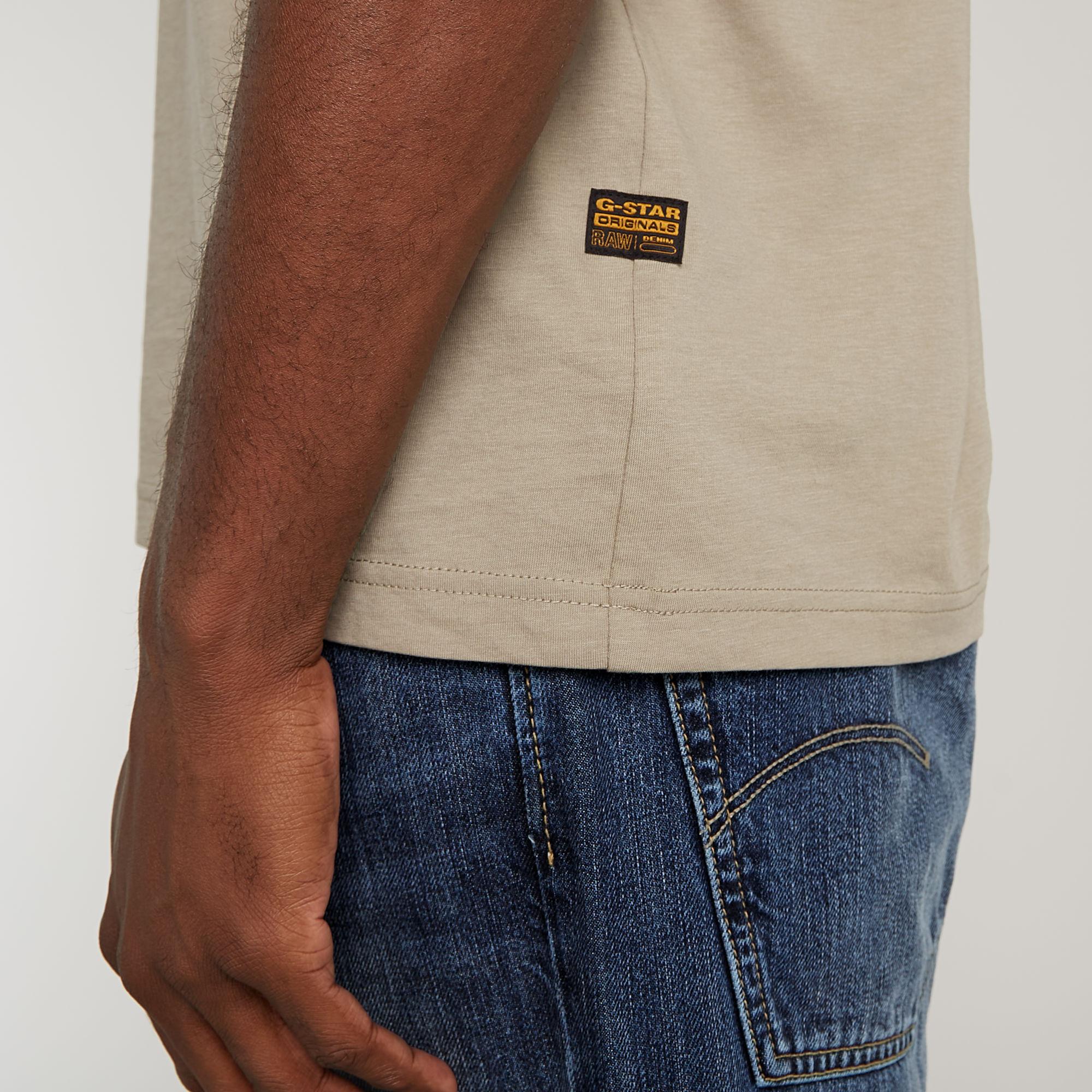 G-Star Shadow Woven Camo Pocket T-Shirt in Natural for Men