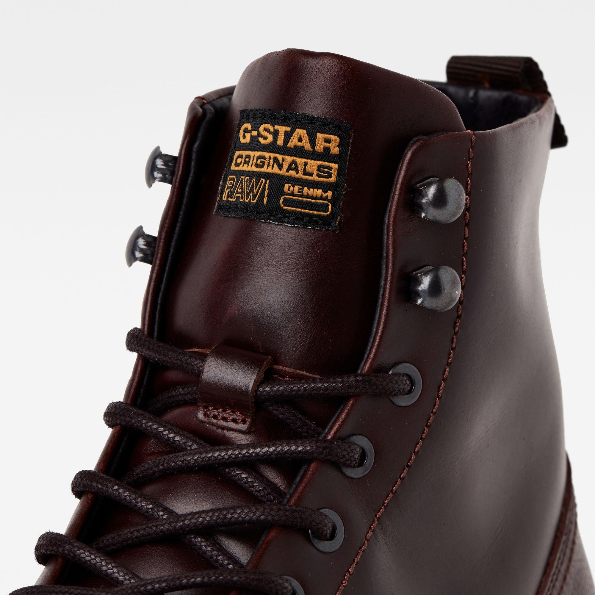 G-Star RAW Vacum II High NTC Leather Stiefel in Rot für Herren | Lyst DE