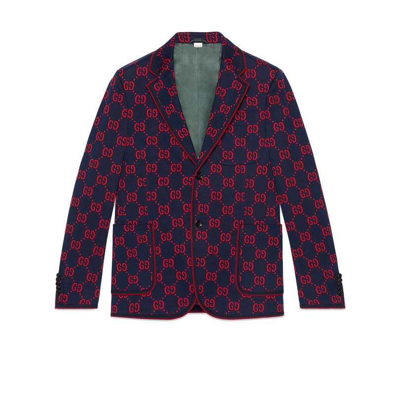 gucci red and blue jacket