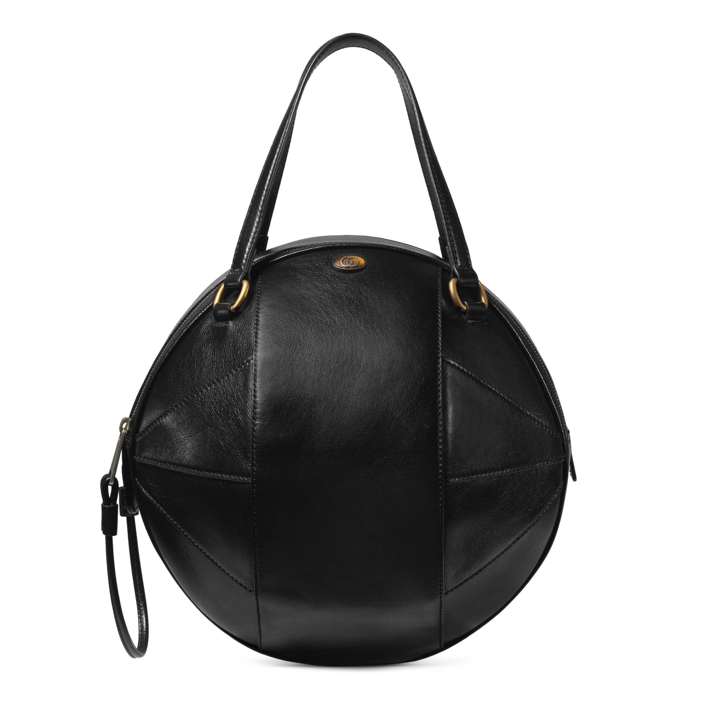 Borsa shopping a forma di palla da basketGucci in Pelle di colore Nero |  Lyst