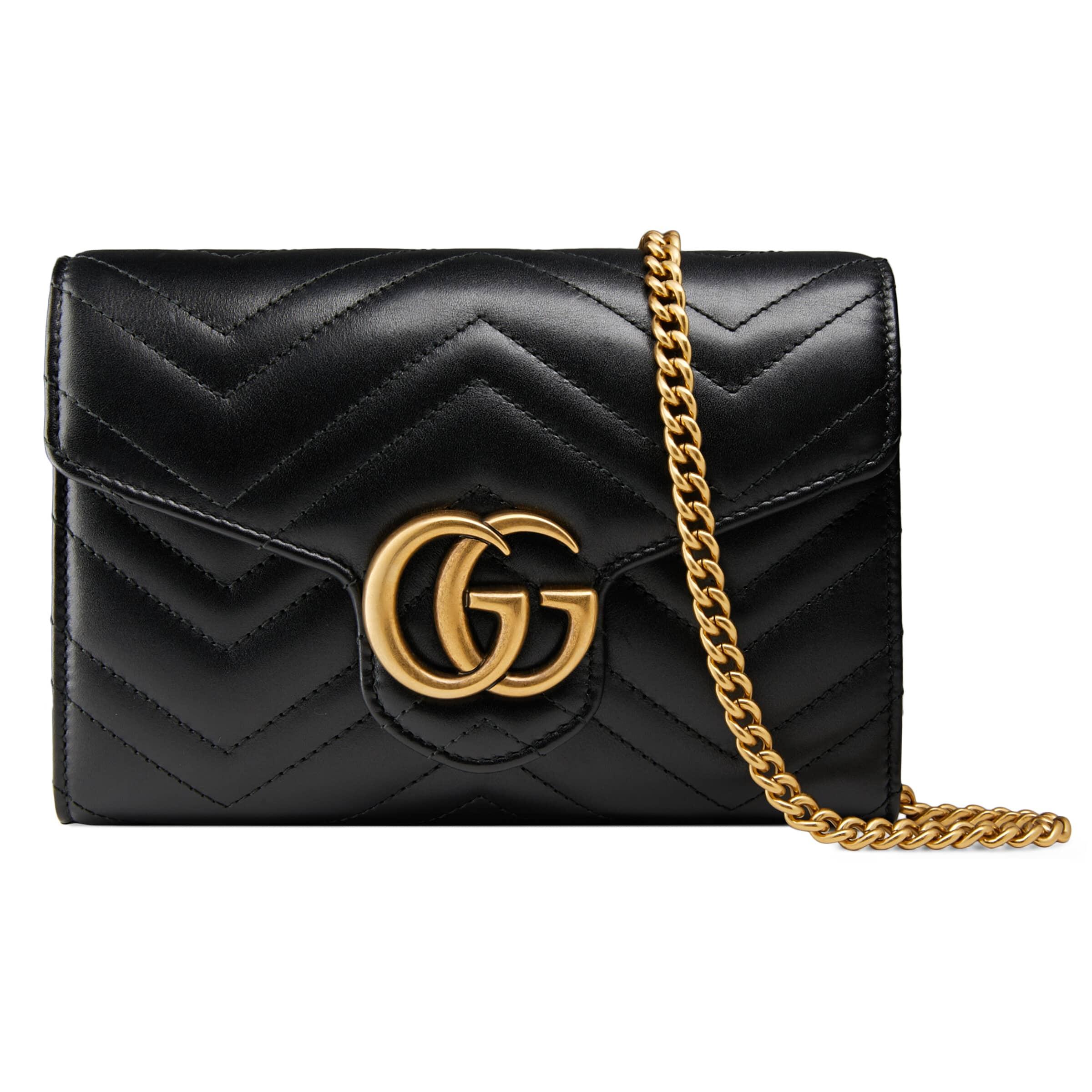 Gucci GG Marmont Matelassé Mini Bag in Black - Save 18% | Lyst