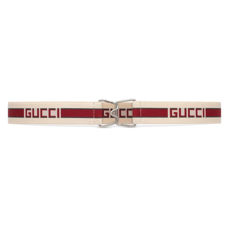 gucci stripe elastic belt