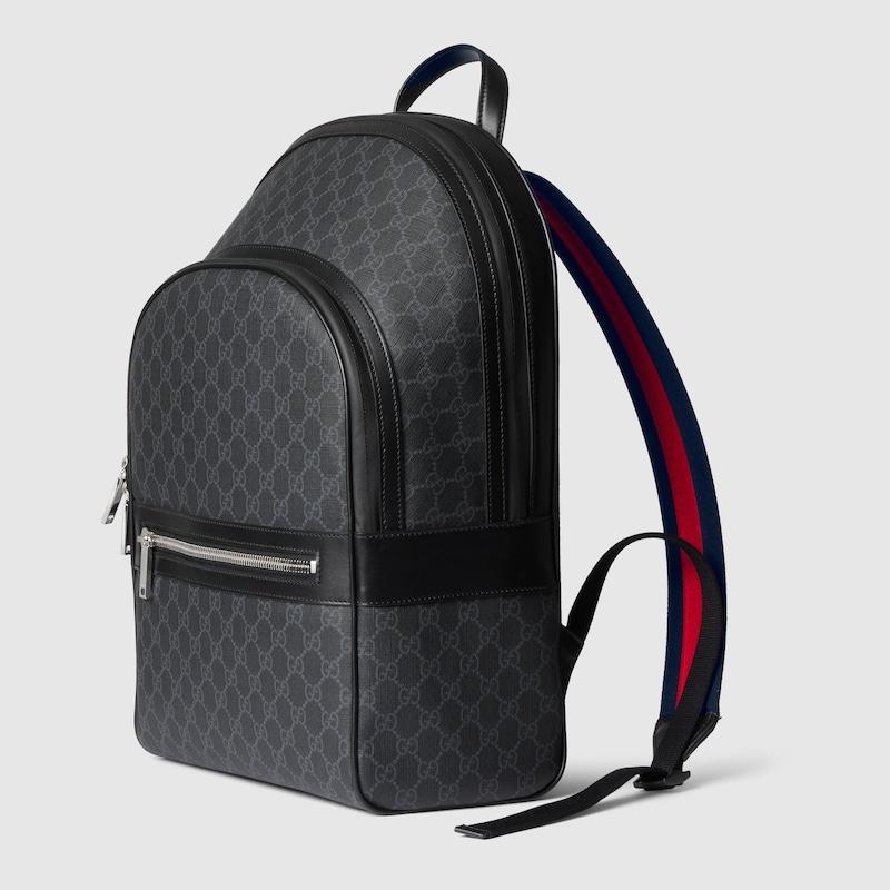 Gucci メンズ Gg バックパック, ブラック, オリジナルGg バックパック 
