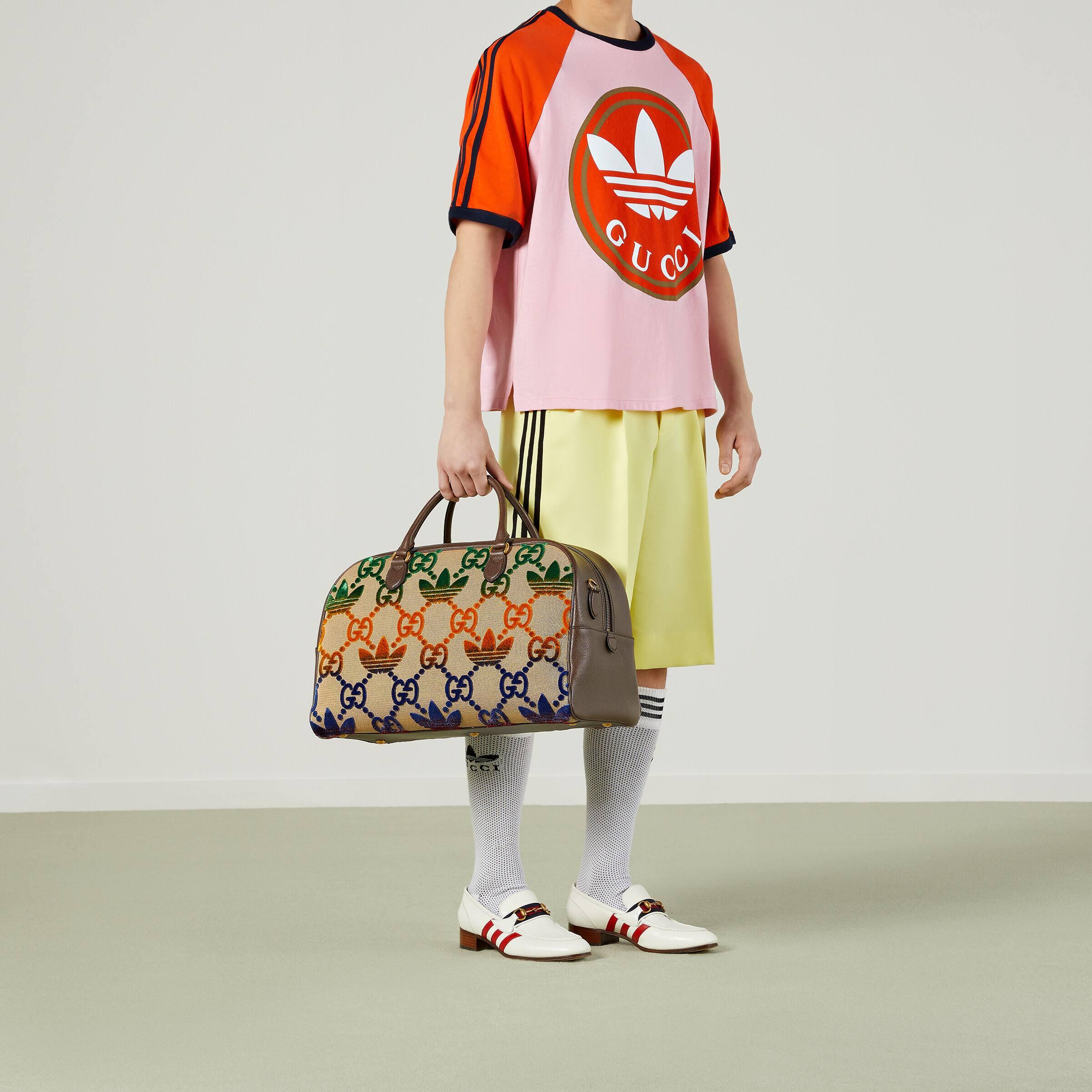 Gucci Adidas X Large Duffle Bag in Green for Men | Lyst UK