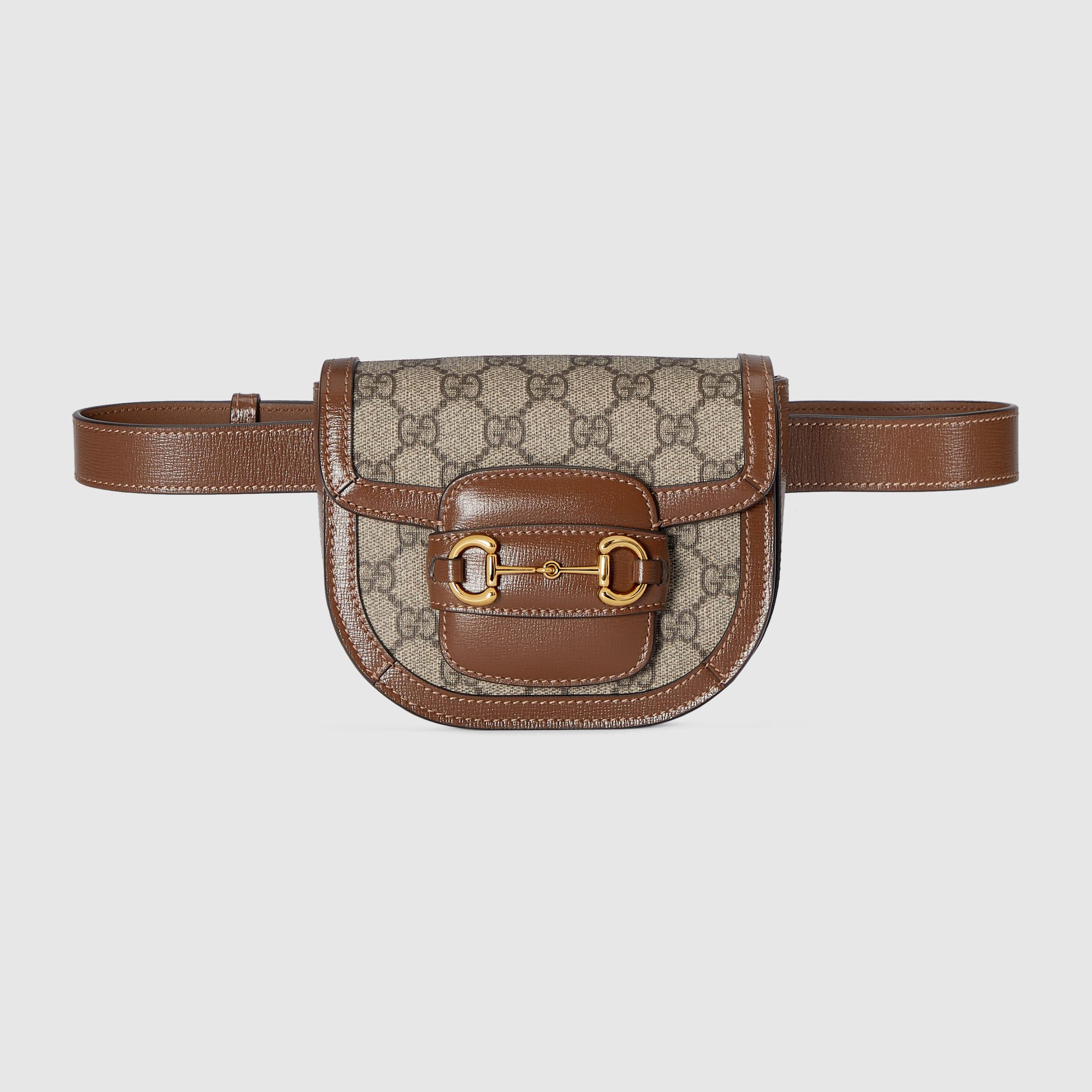 Gucci Horsebit 1955 Rounded Belt Bag in Brown Lyst