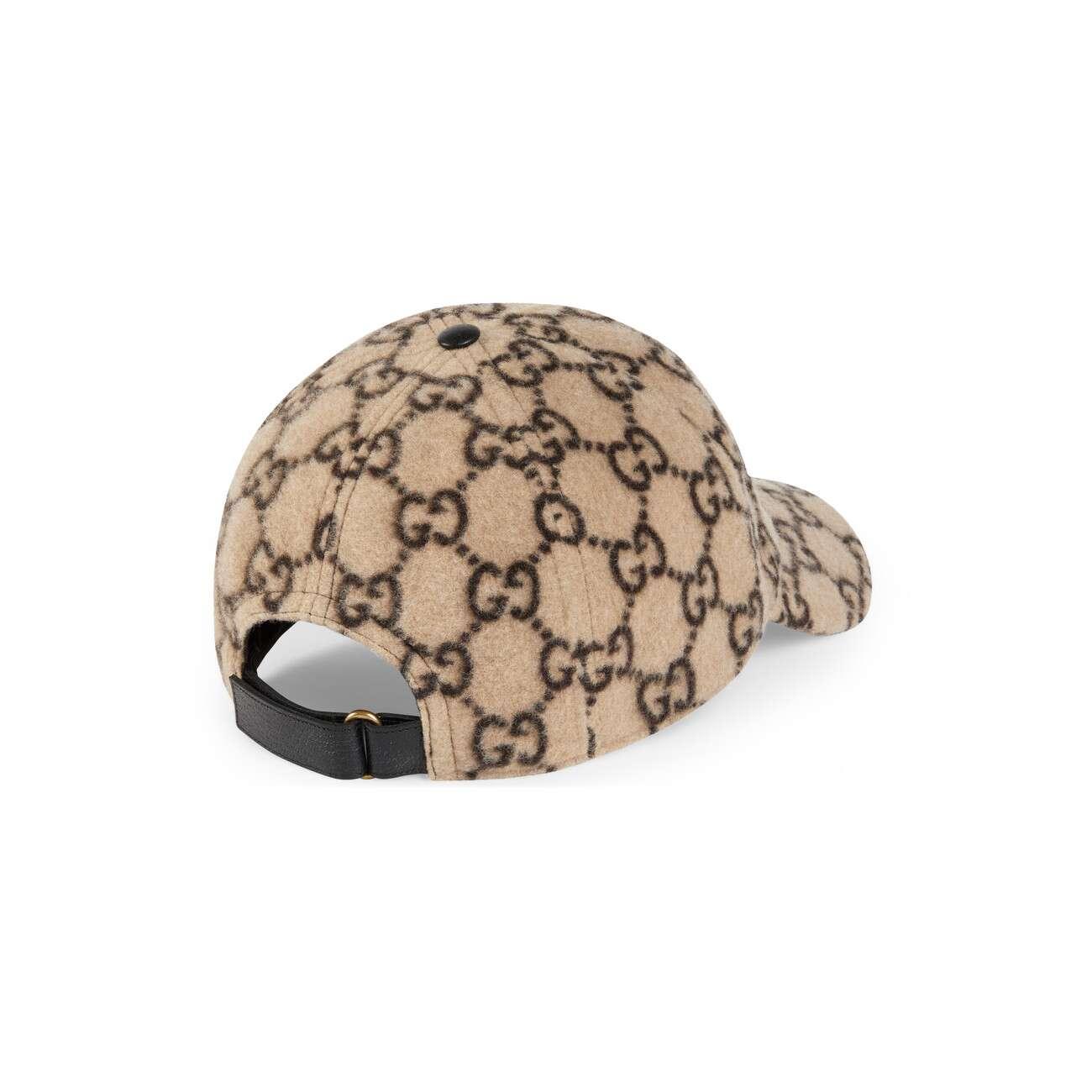 Gucci GG Wool Baseball Hat in Black for Men - Lyst