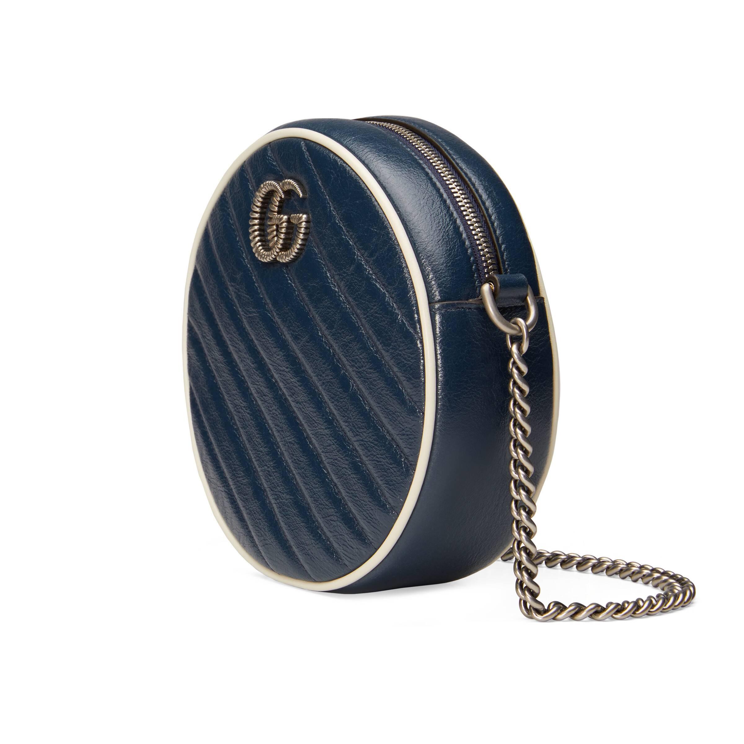 gucci white round bag