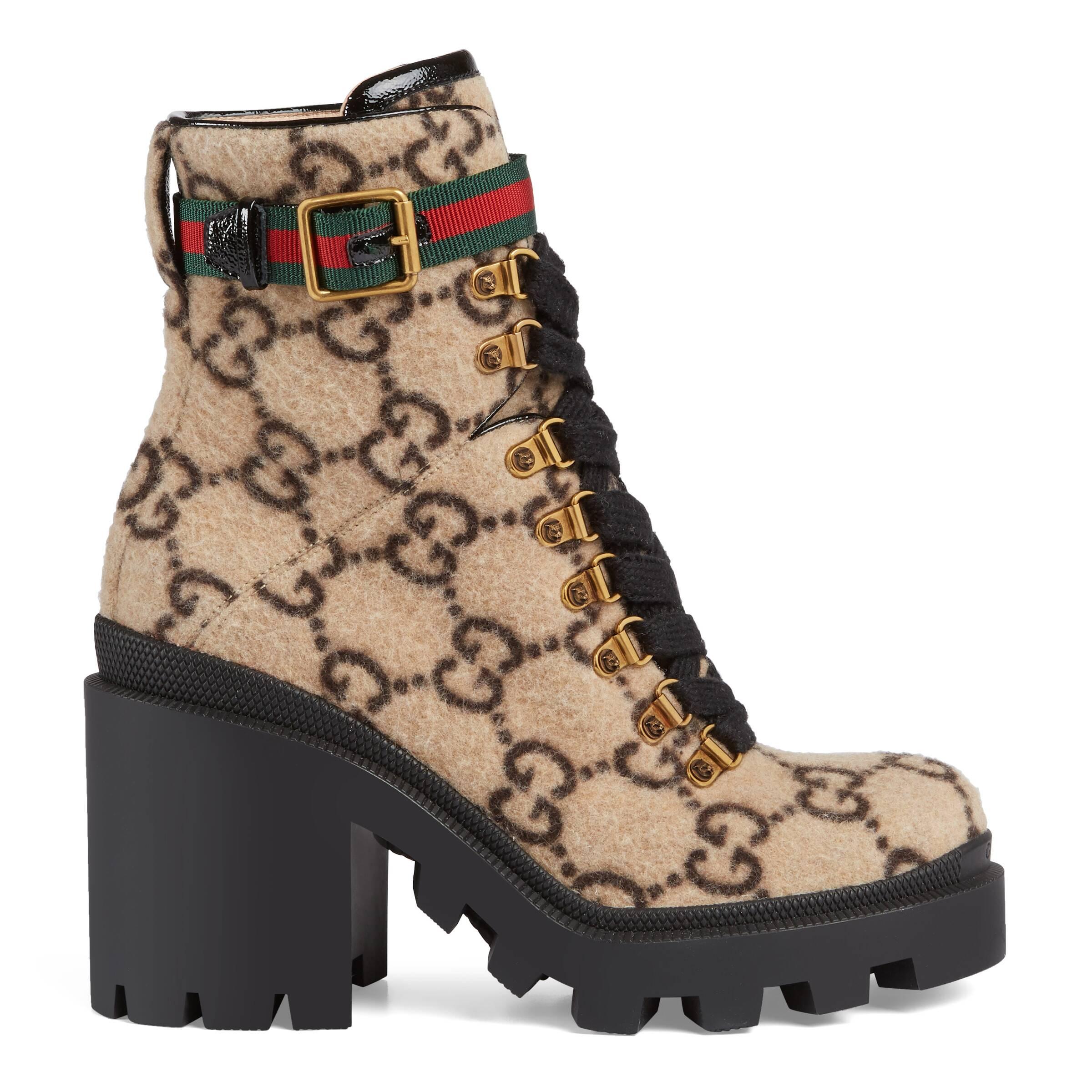 gucci boots snake sole