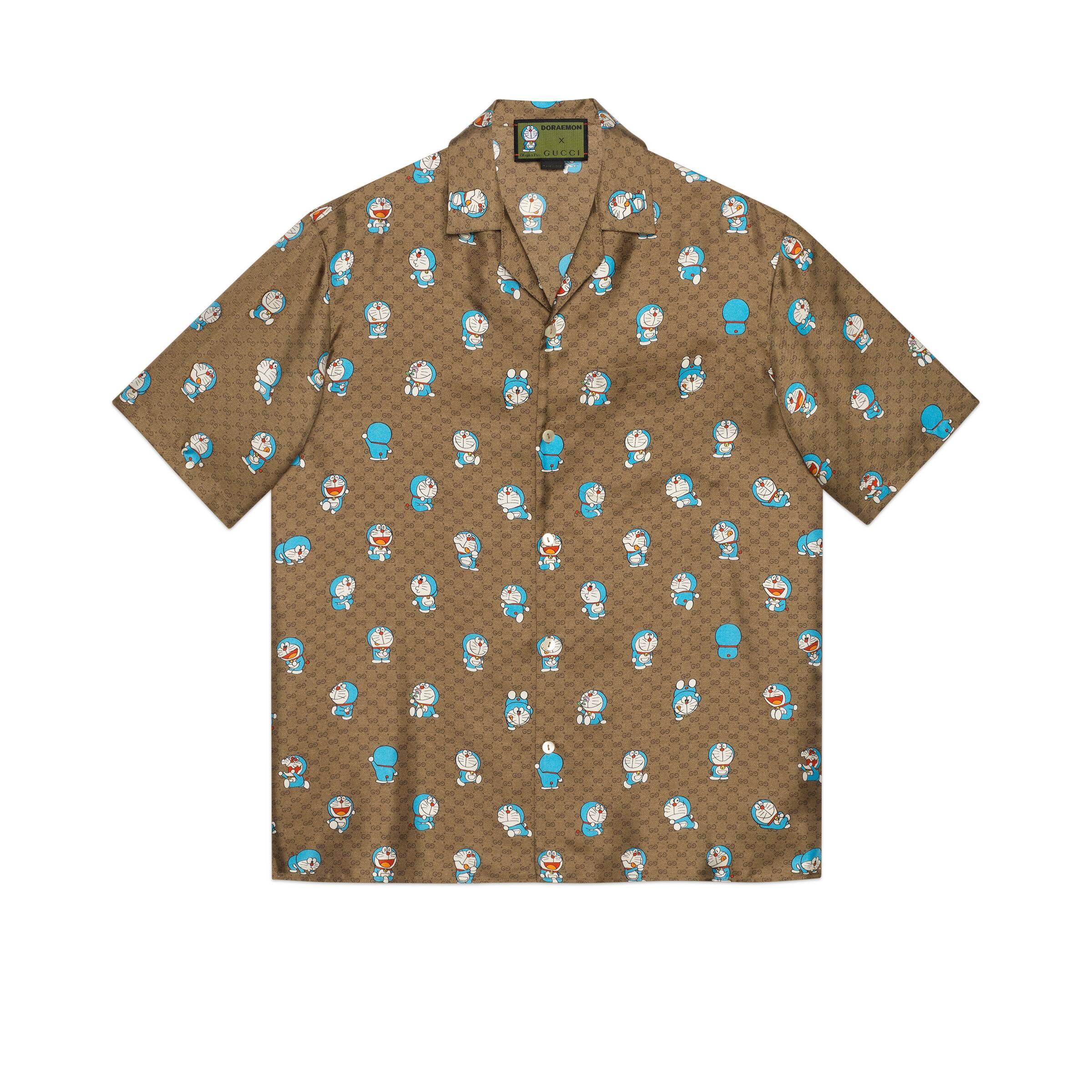 Gucci Doraemon X GG Bowling Shirt for Men | Lyst Canada
