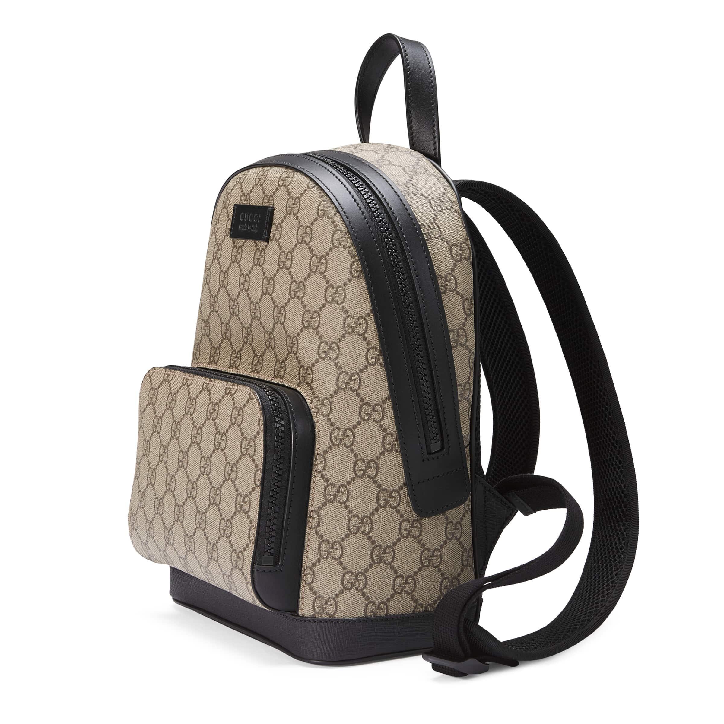 gucci supreme backpack small