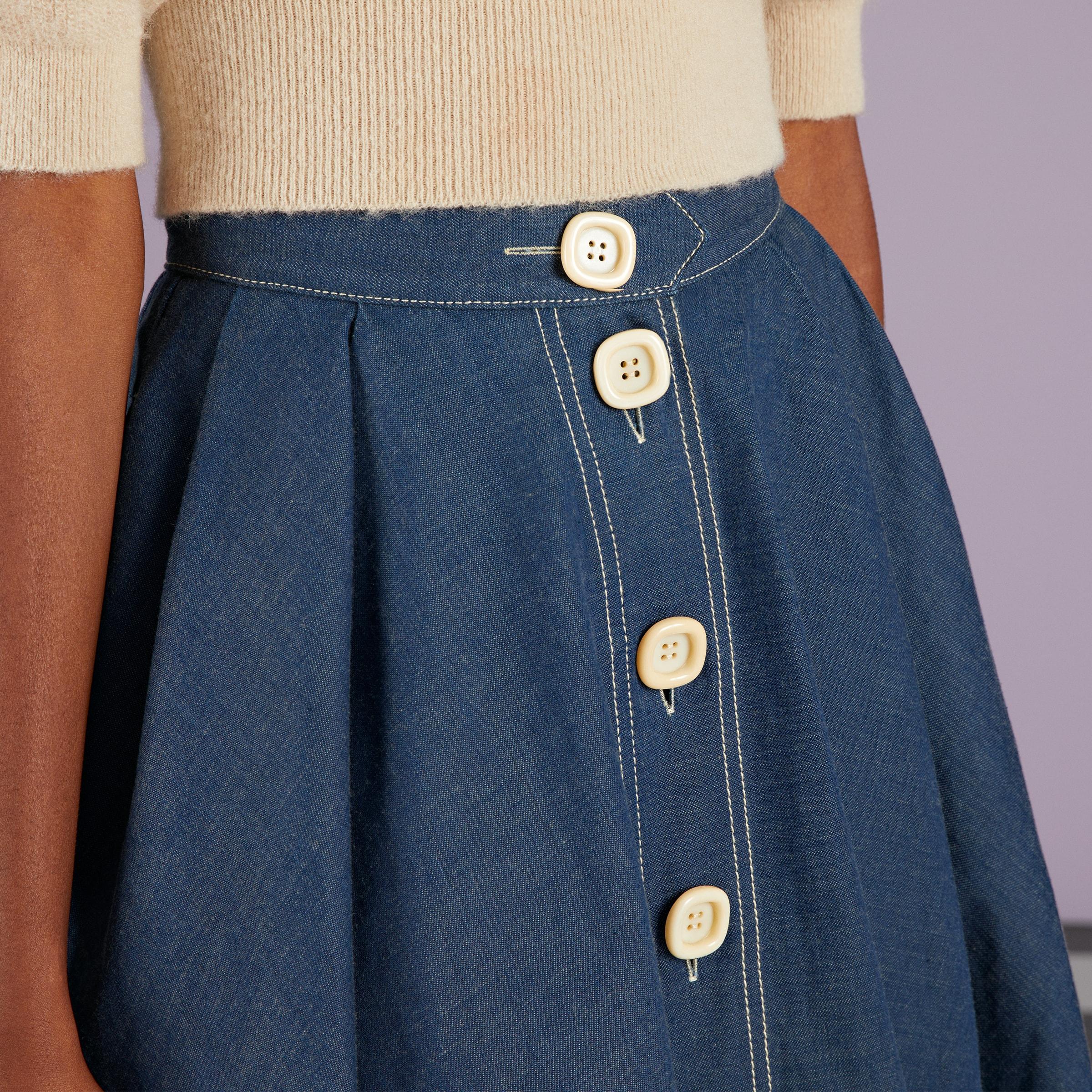 Gucci Skirt in Blue | Lyst
