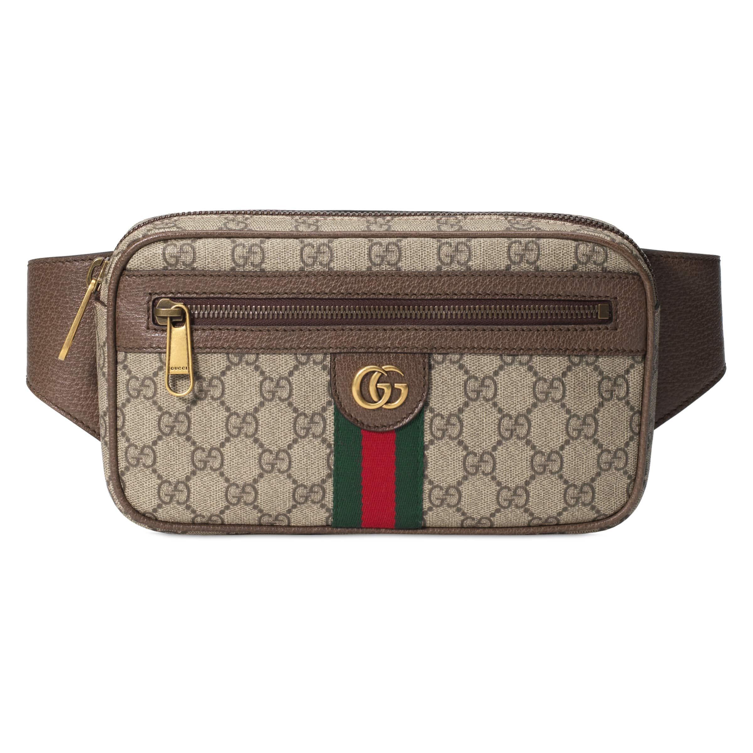 Gucci Ophidia GG Supreme Canvas Belt Bag in Natural for Men | Lyst Australia