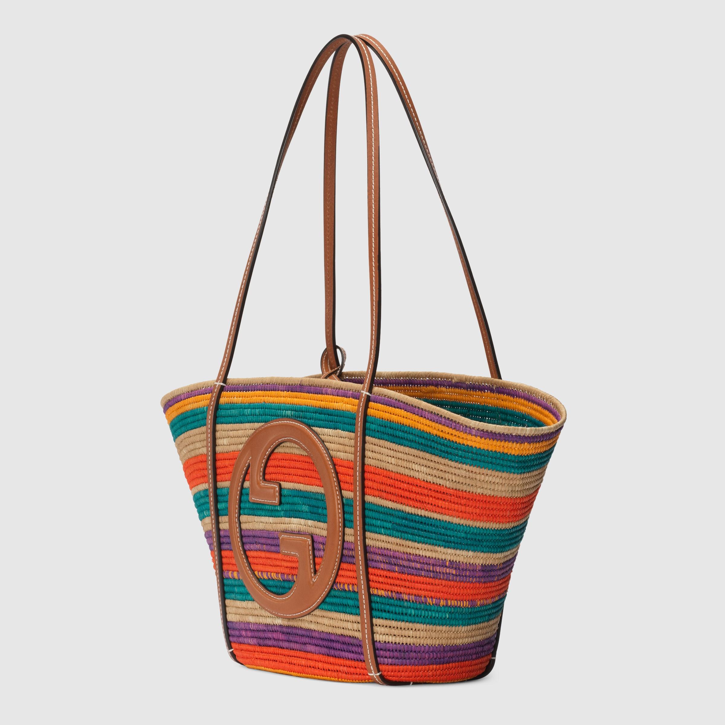 Interlocking G Mini Tote Bag in Multicoloured - Gucci