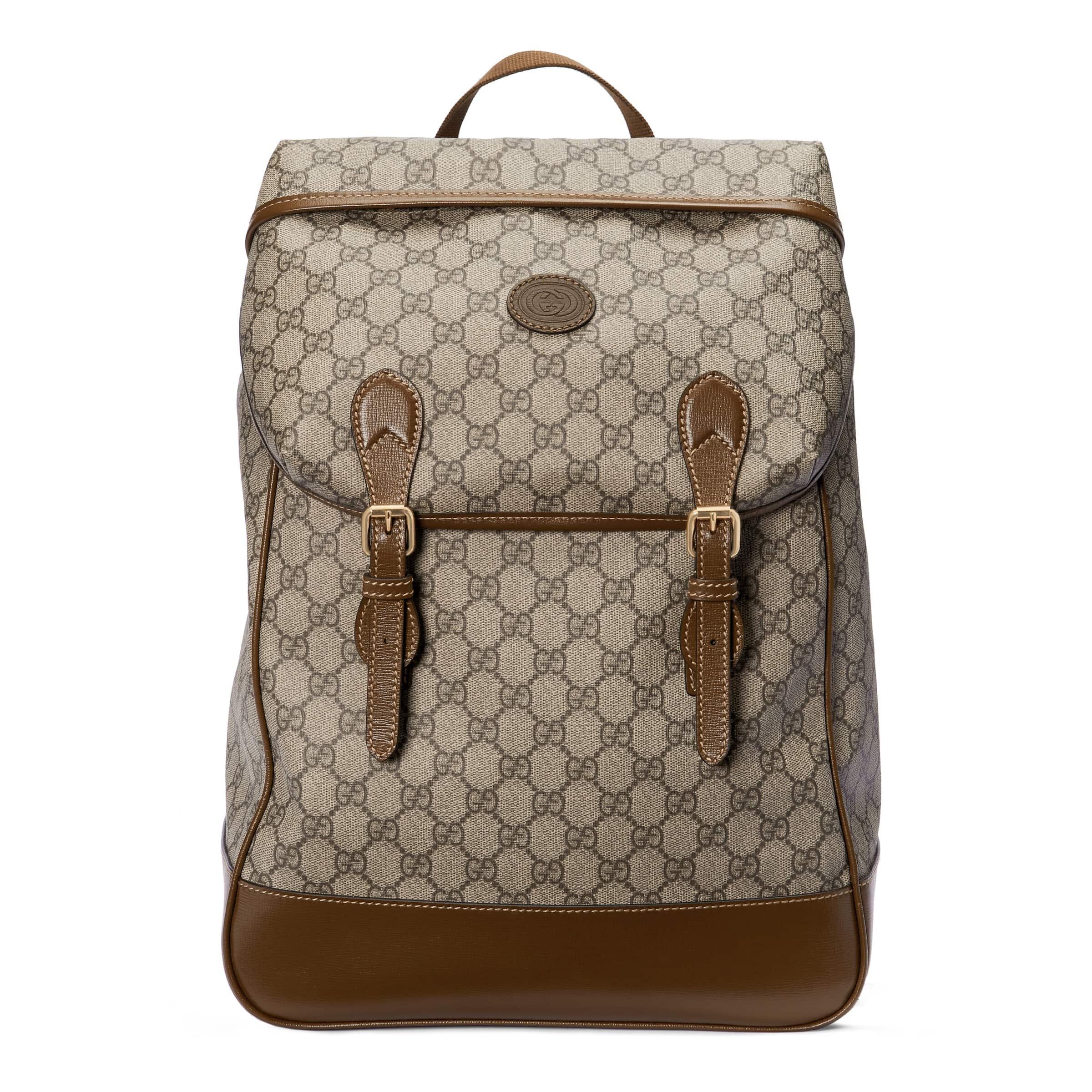 Gucci Medium Backpack With Interlocking G in Beige (Natural) for Men | Lyst