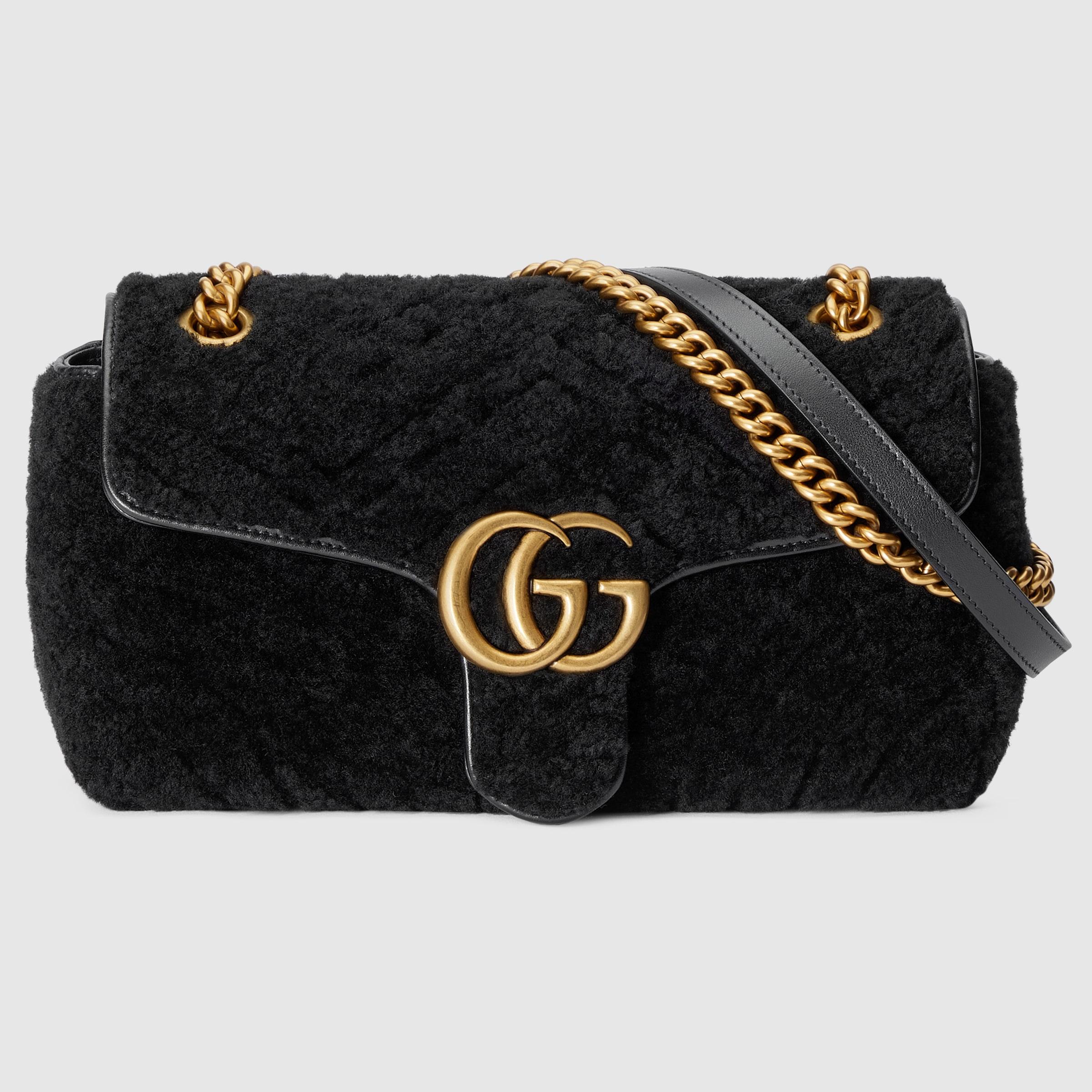 Gucci Small GG Marmont Shoulder Bag - Farfetch