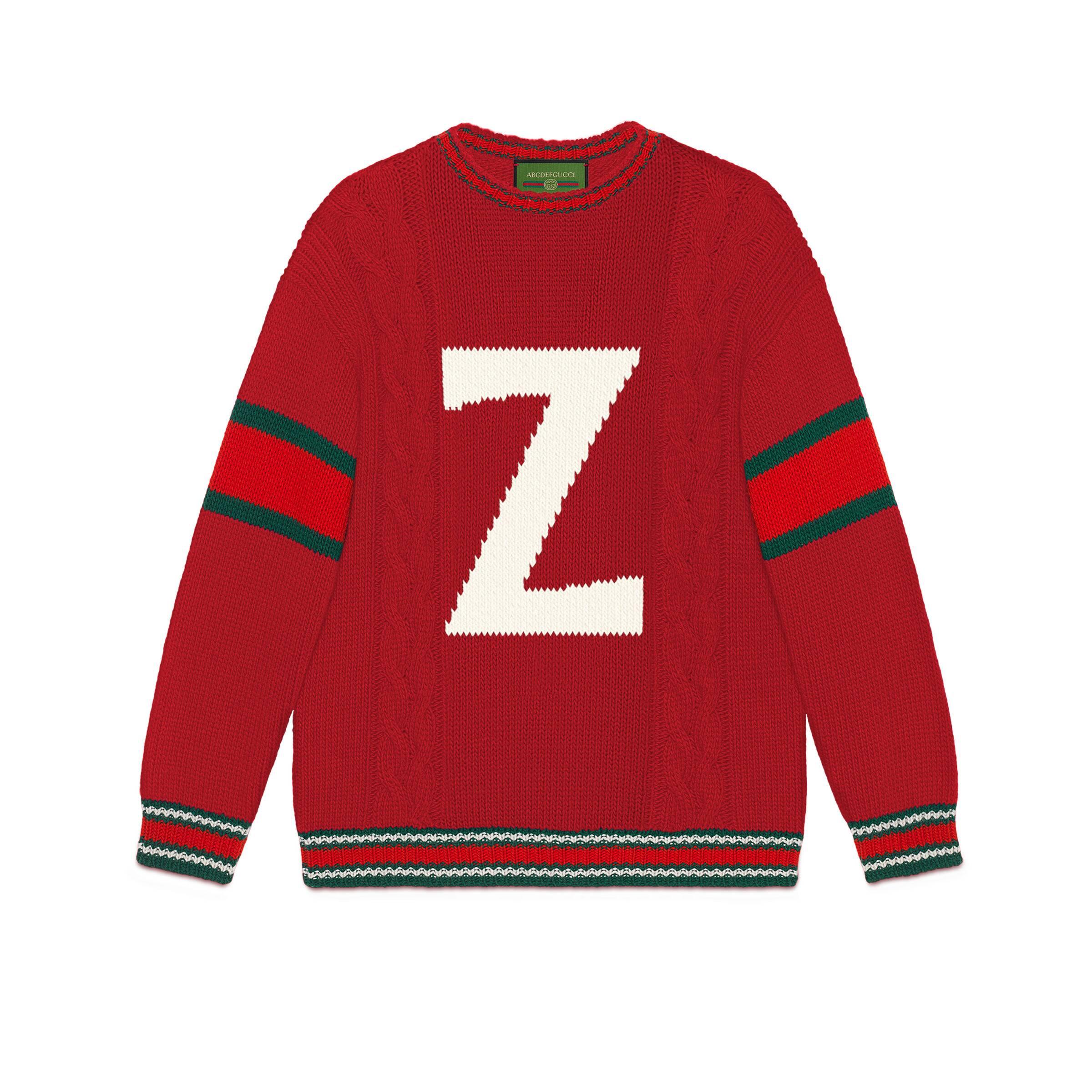 Gucci Diy Wool Jumper In Red Lyst