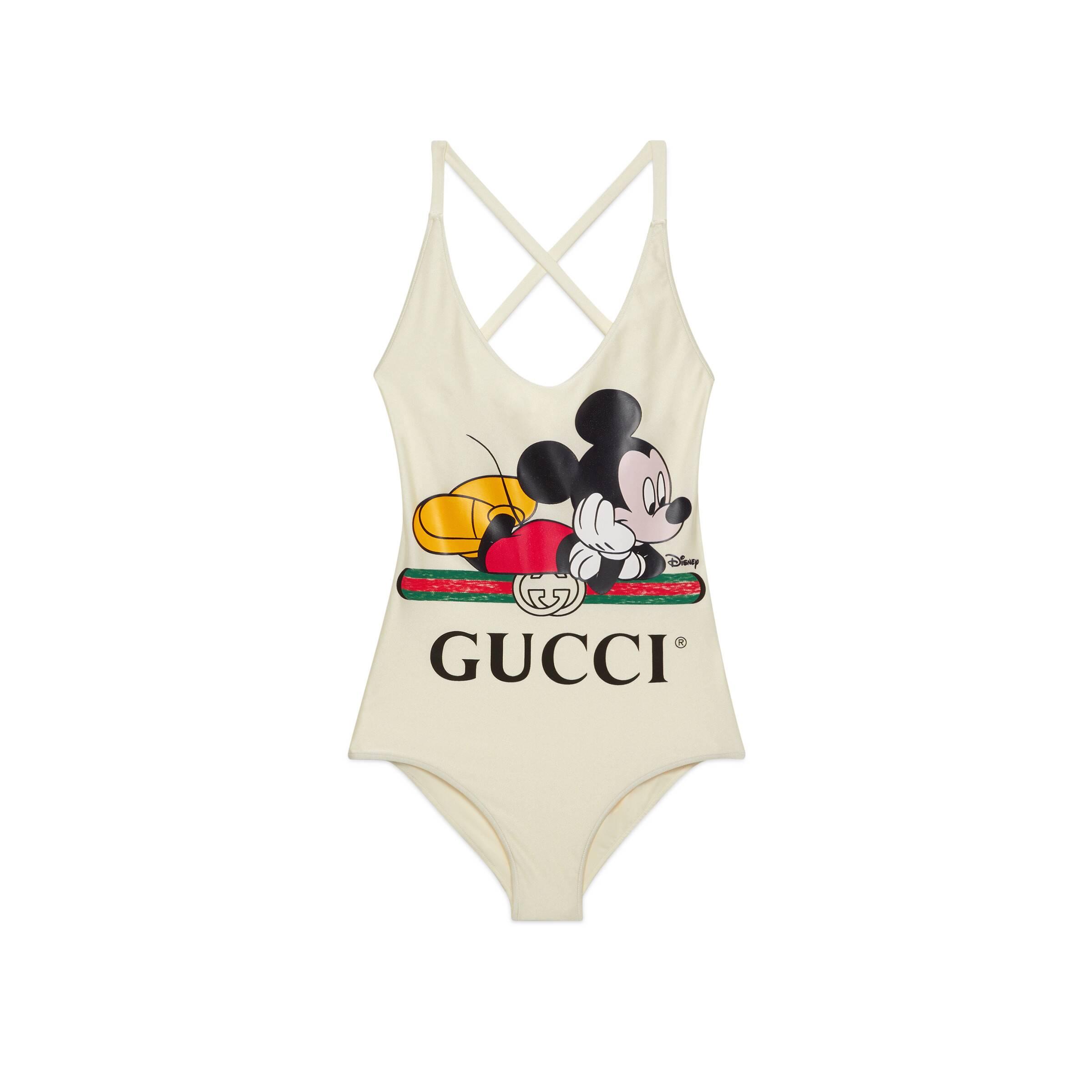 white gucci swimsuit