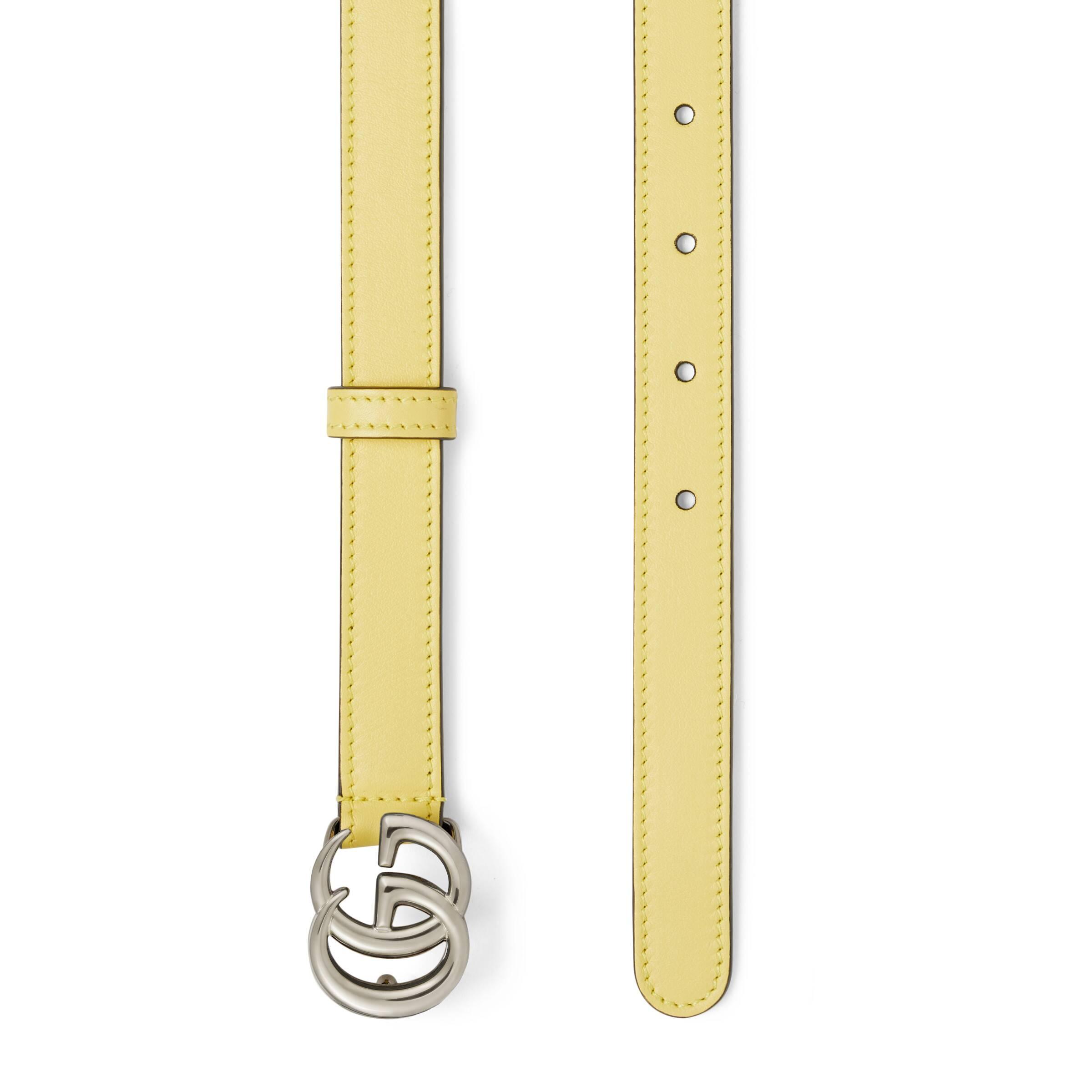 yellow gucci belt