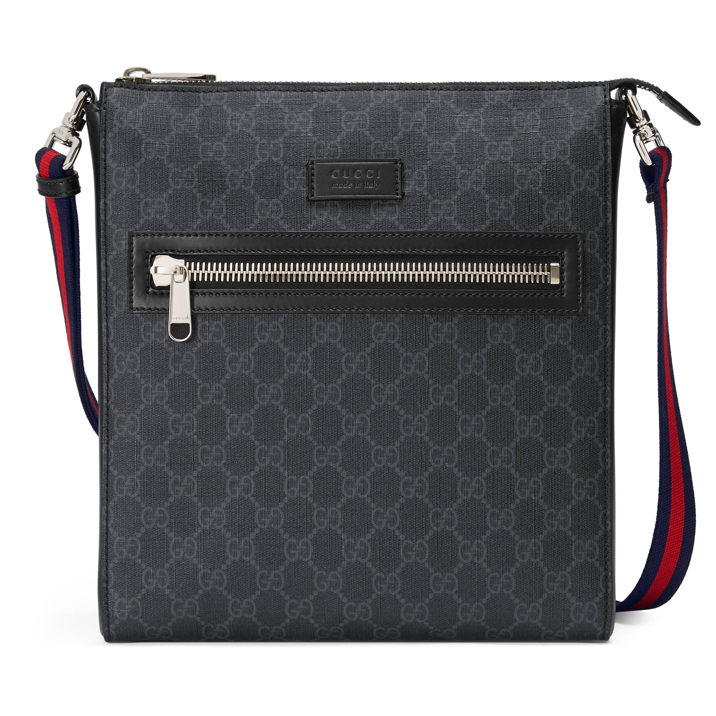 gucci black messenger