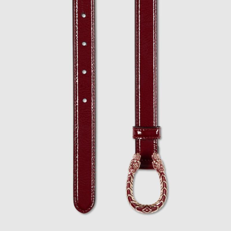 Gucci Schmaler Grtel Mit Dionysus Schnalle, Gre 100 in Rot | Lyst DE